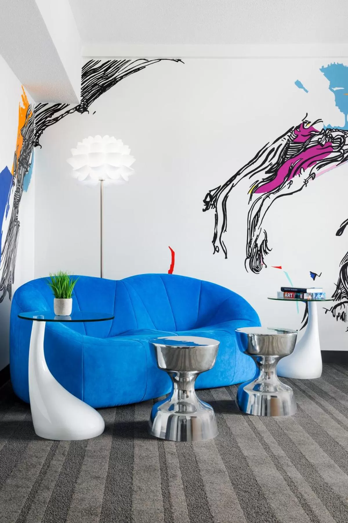 Living room in Studio Allston Hotel Boston