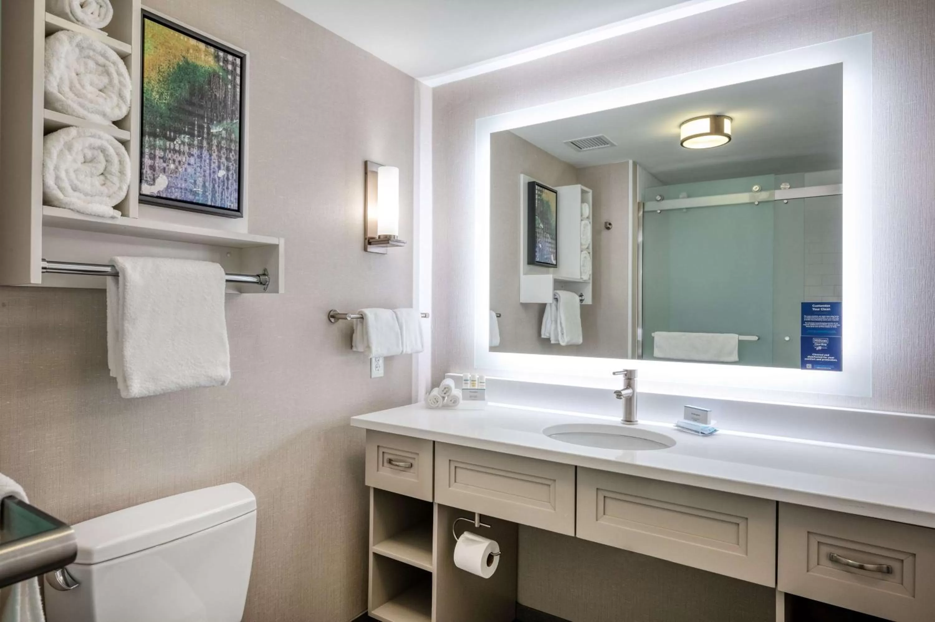 Bathroom in Homewood Suites By Hilton Worcester