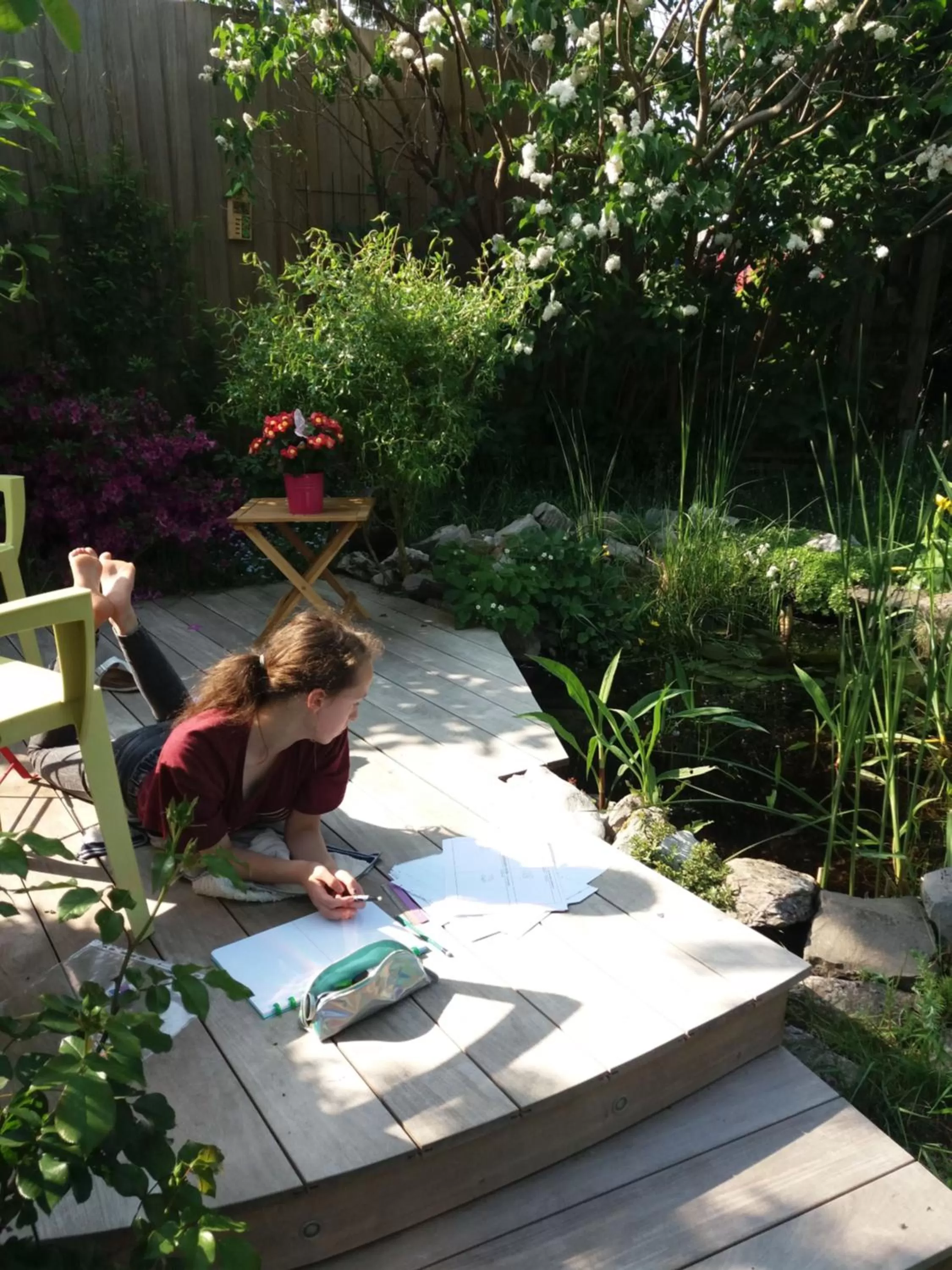 Garden in L'Atelier Bed and Breakfast