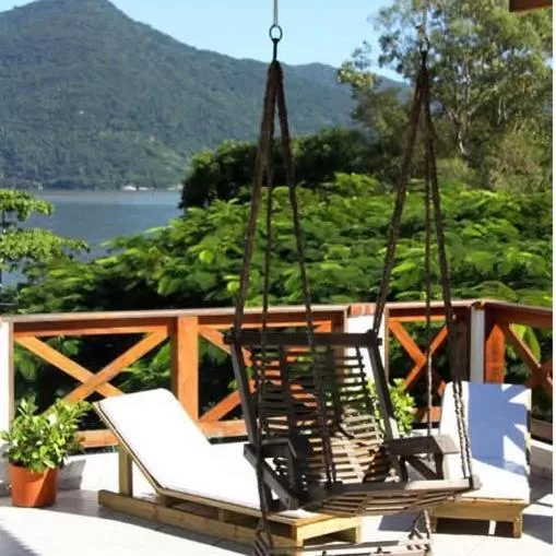 Balcony/Terrace, Restaurant/Places to Eat in Pousada Green