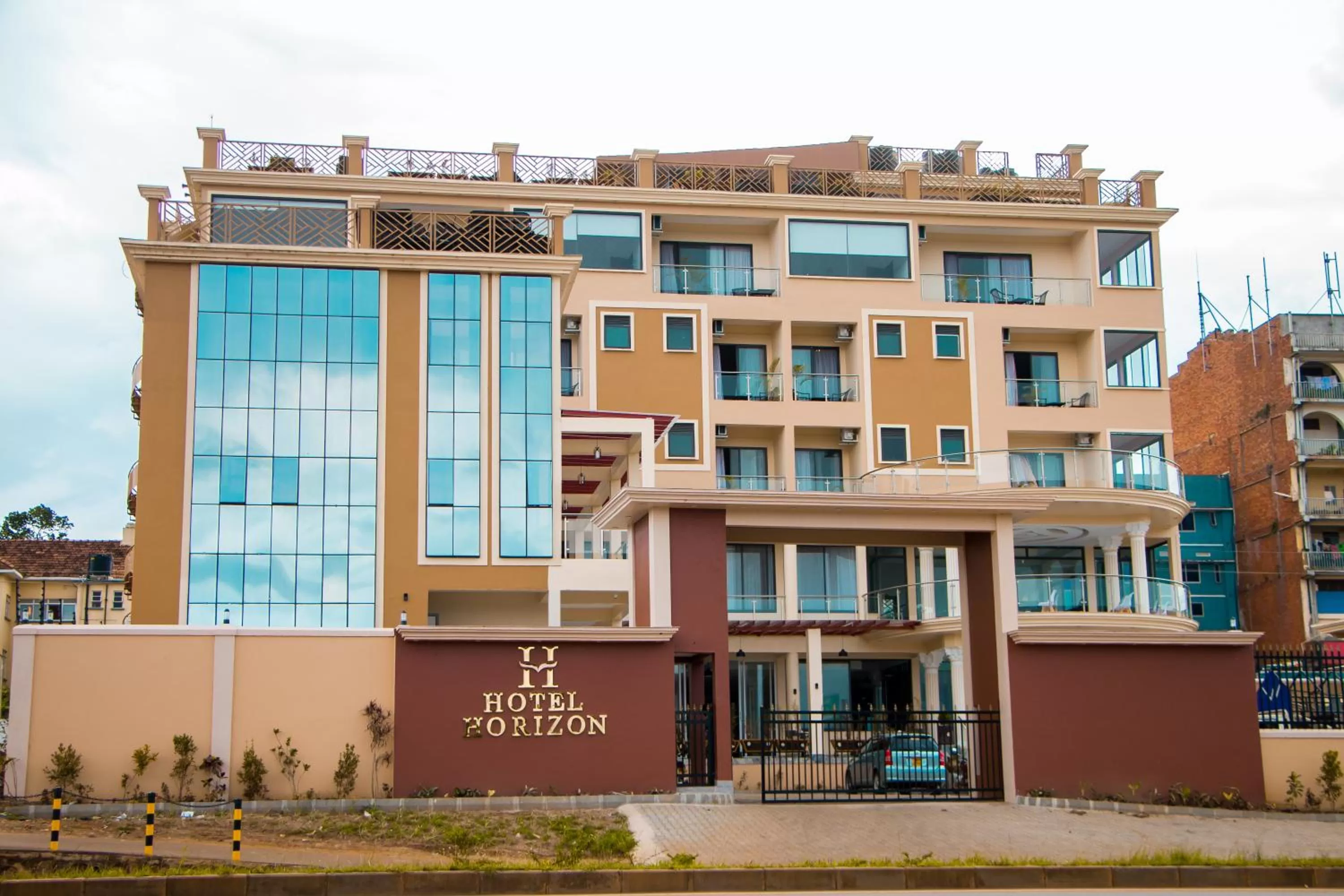 Property building in Hotel Horizon Entebbe
