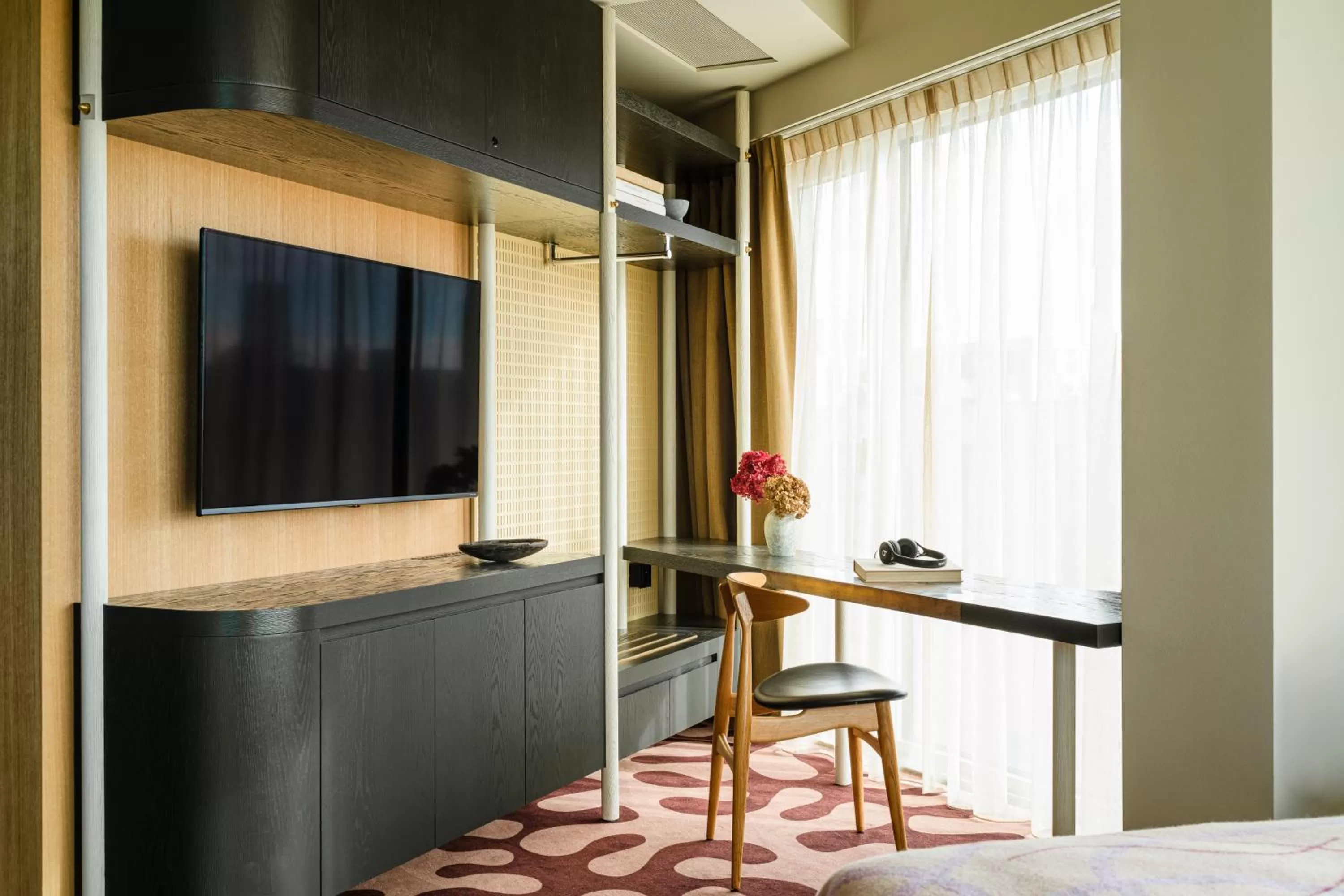 TV and multimedia, Bed in PURO Kraków Stare Miasto