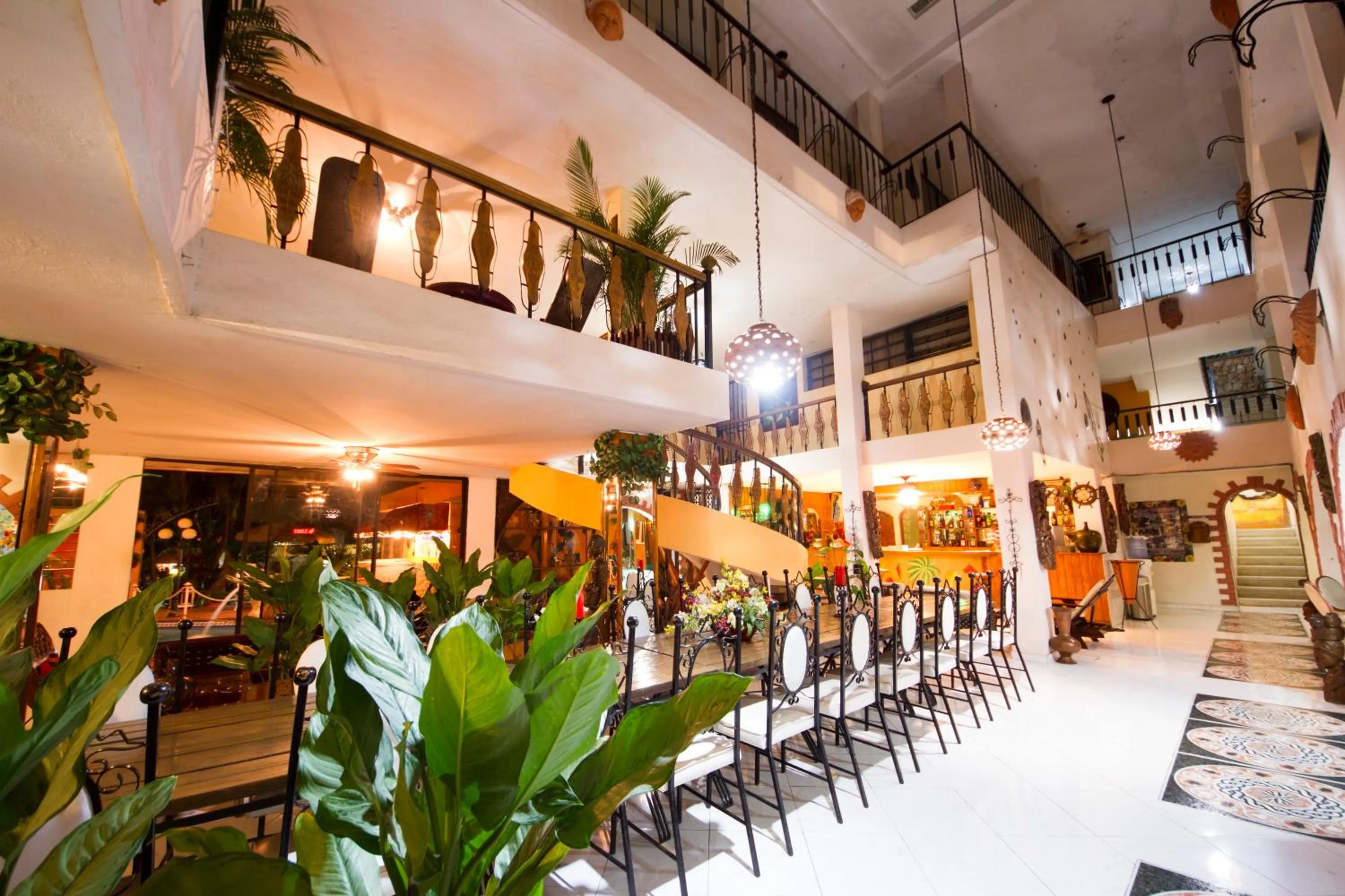 Decorative detail in Ideal Villa Hotel