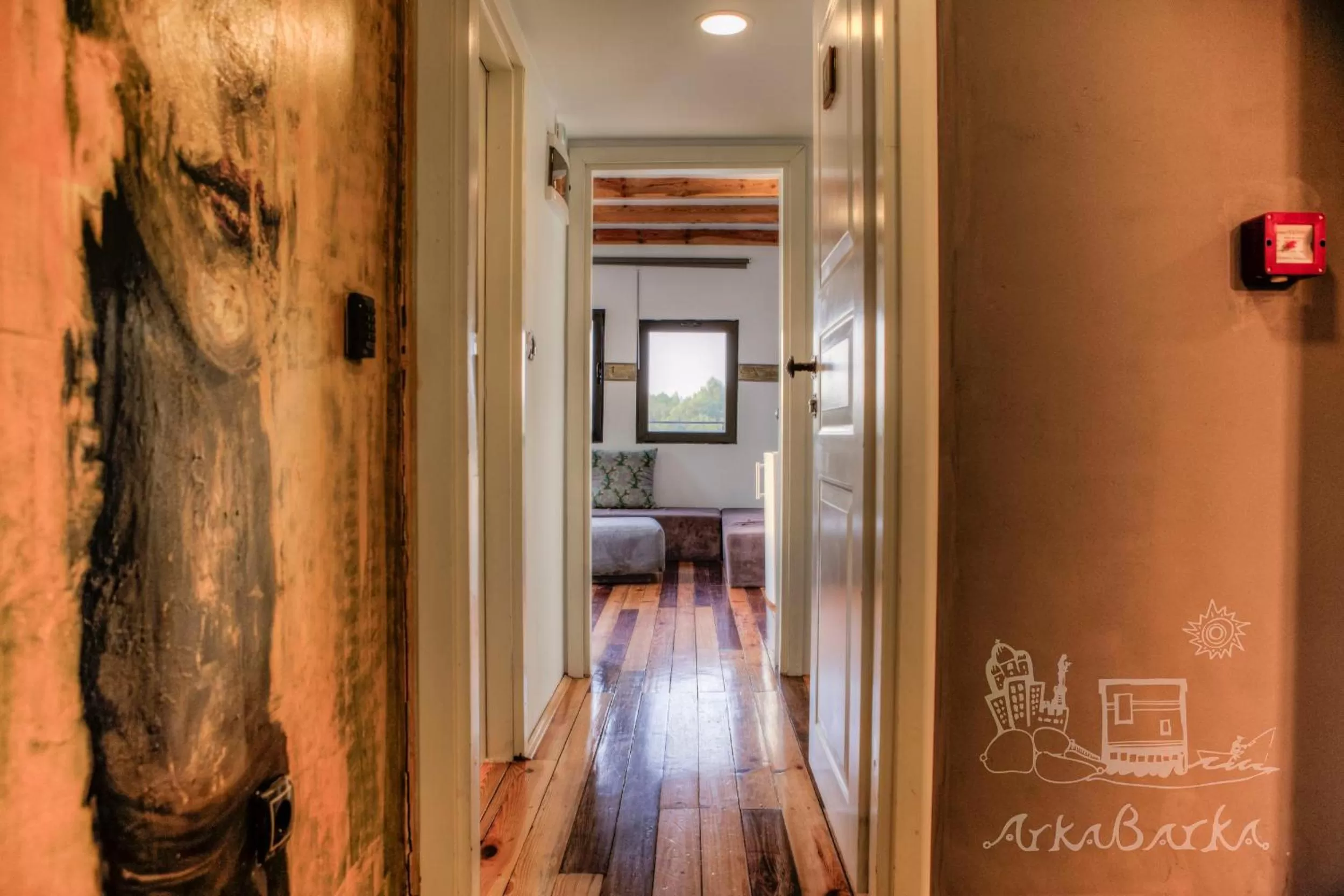 Patio in ArkaBarka 2- Floating Dream Rooms and Apartments