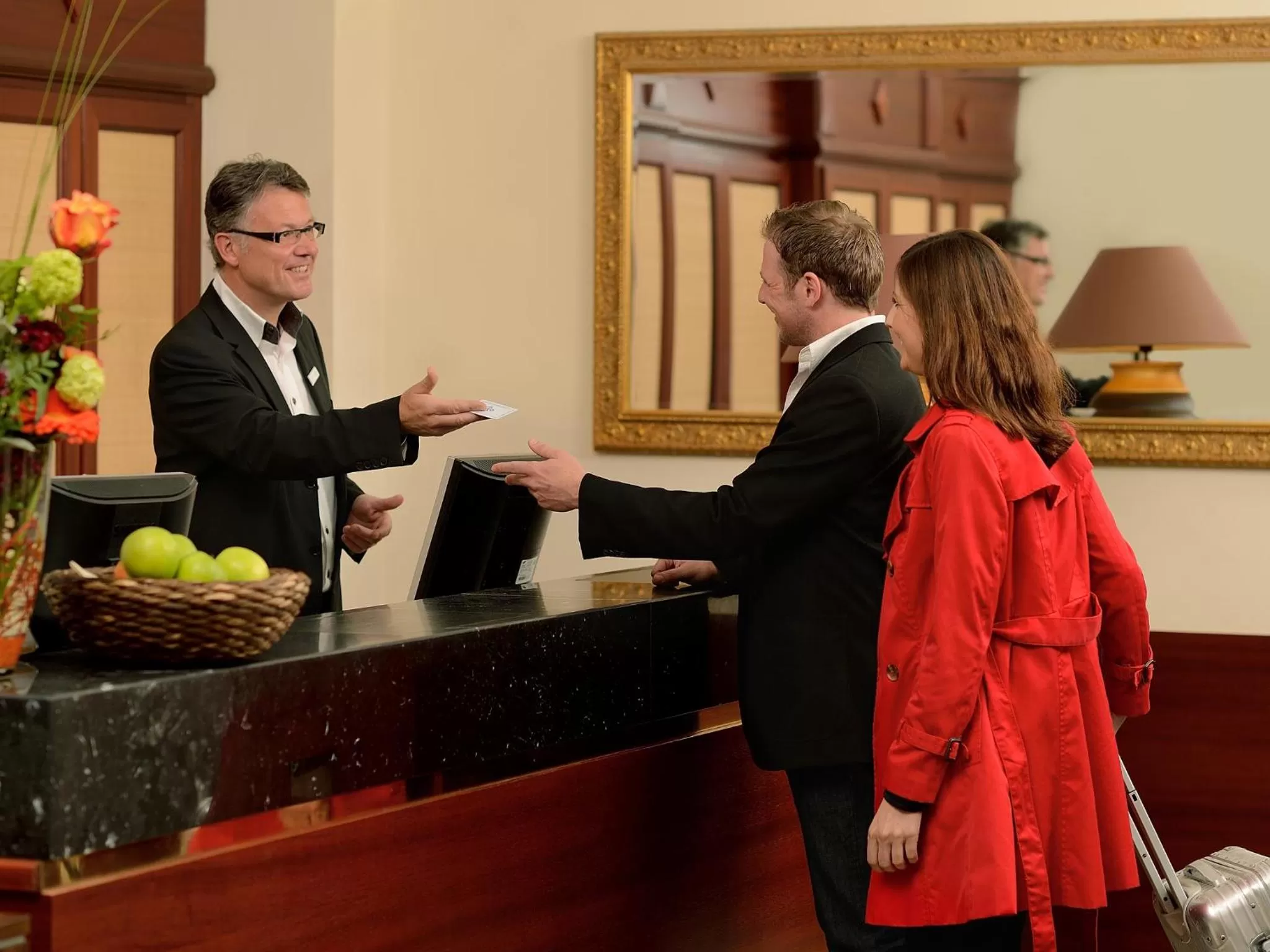 Lobby or reception in Insel Hotel Bonn - Superior
