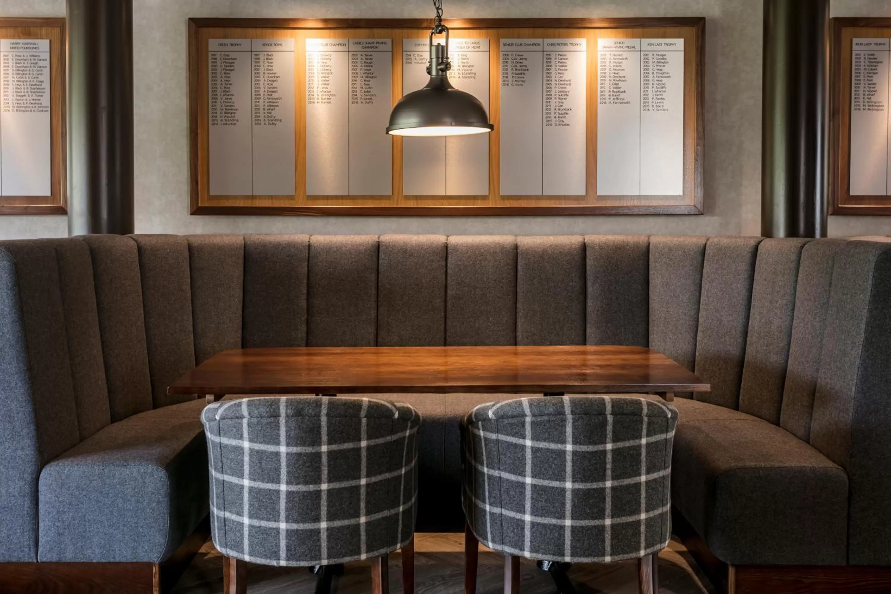 Food and drinks in The Lodge @ Carus Green