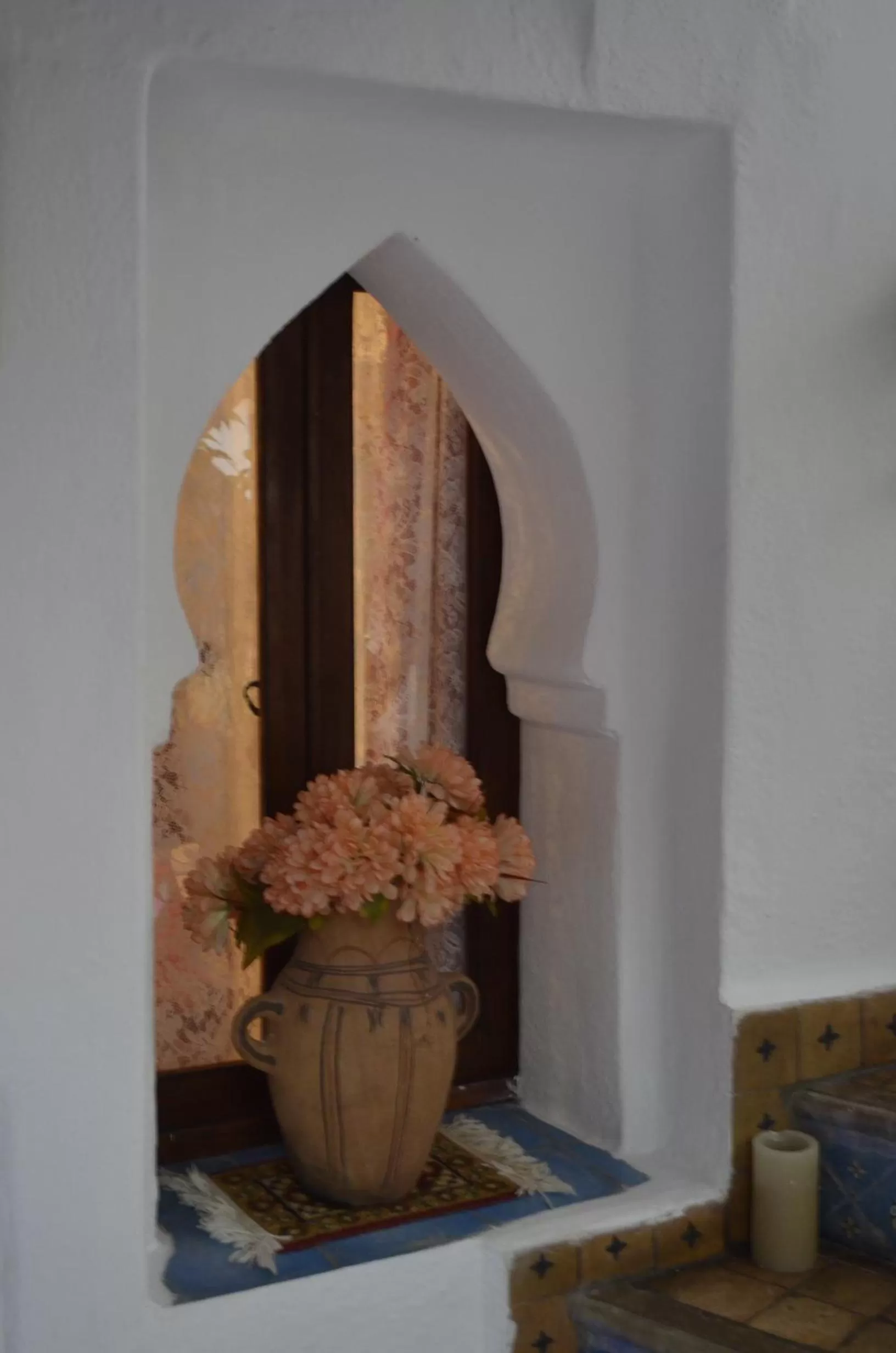 Decorative detail in Dar Meziana