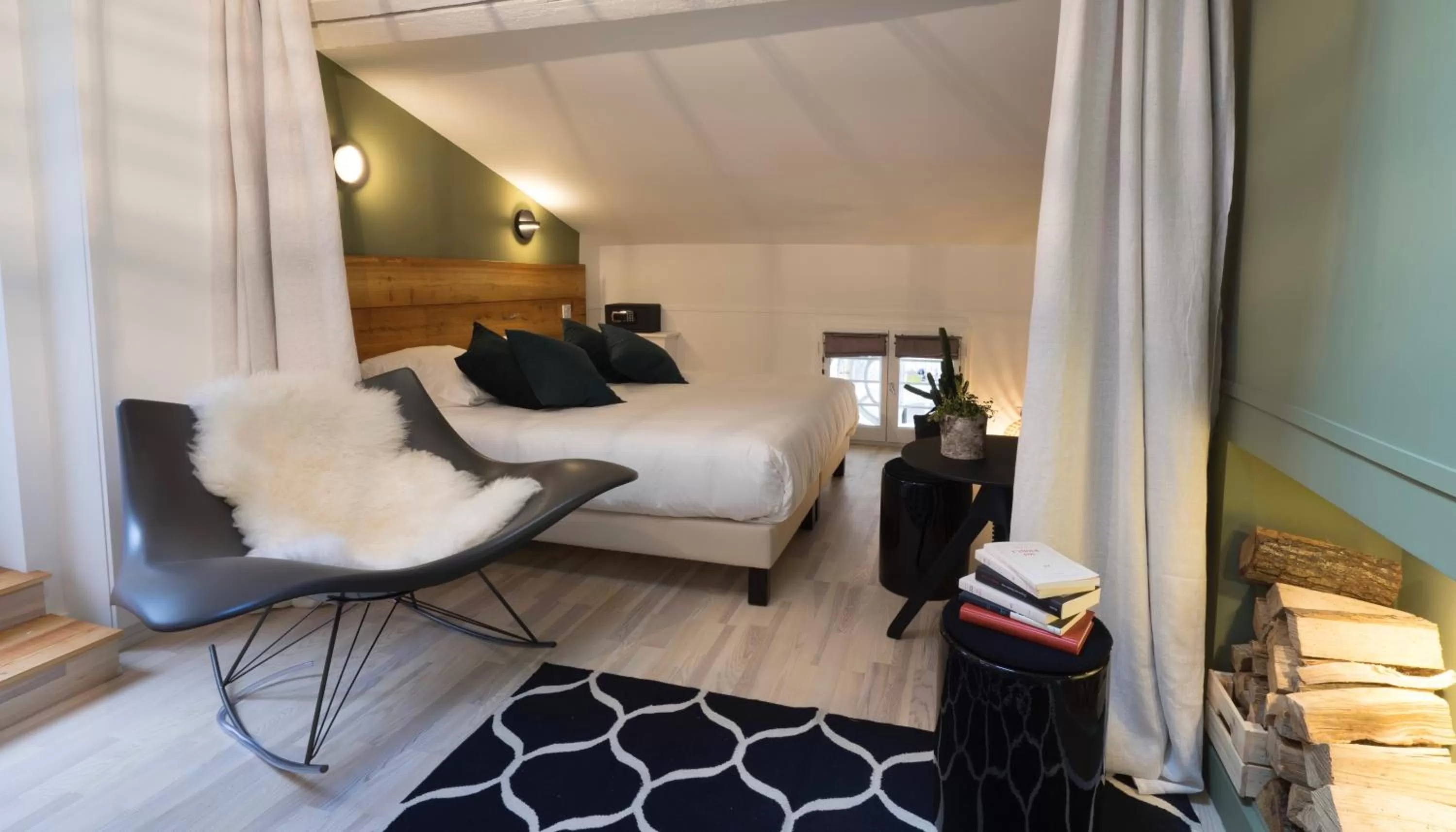 Bed in MiHotel Comte