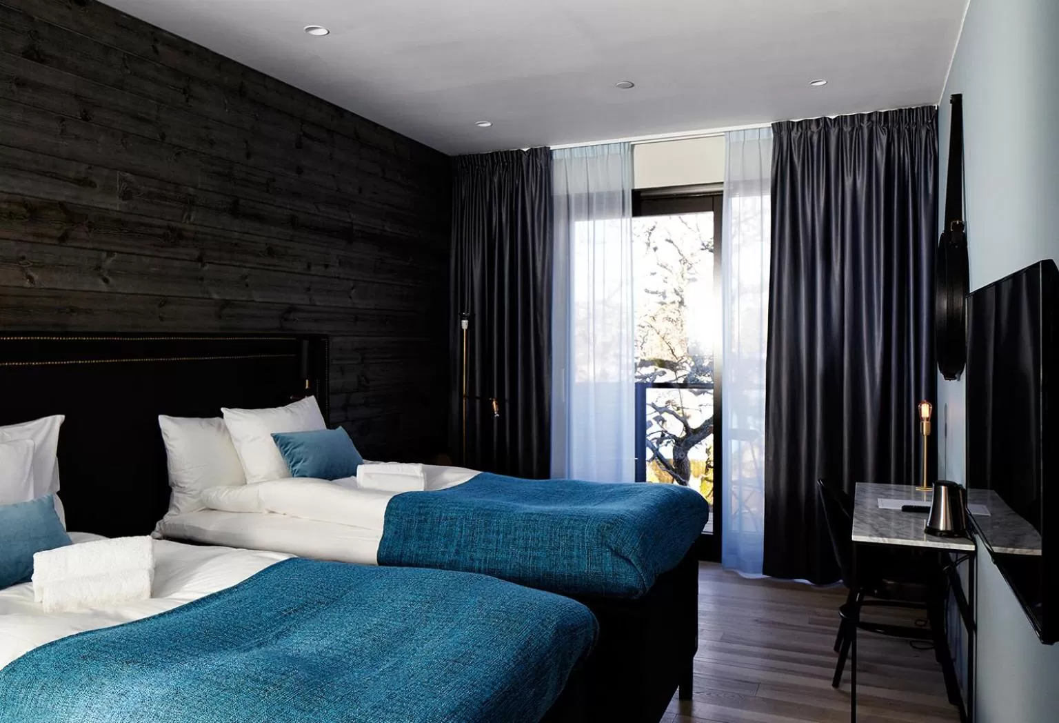 Twin Room with Garden View in Marholmen