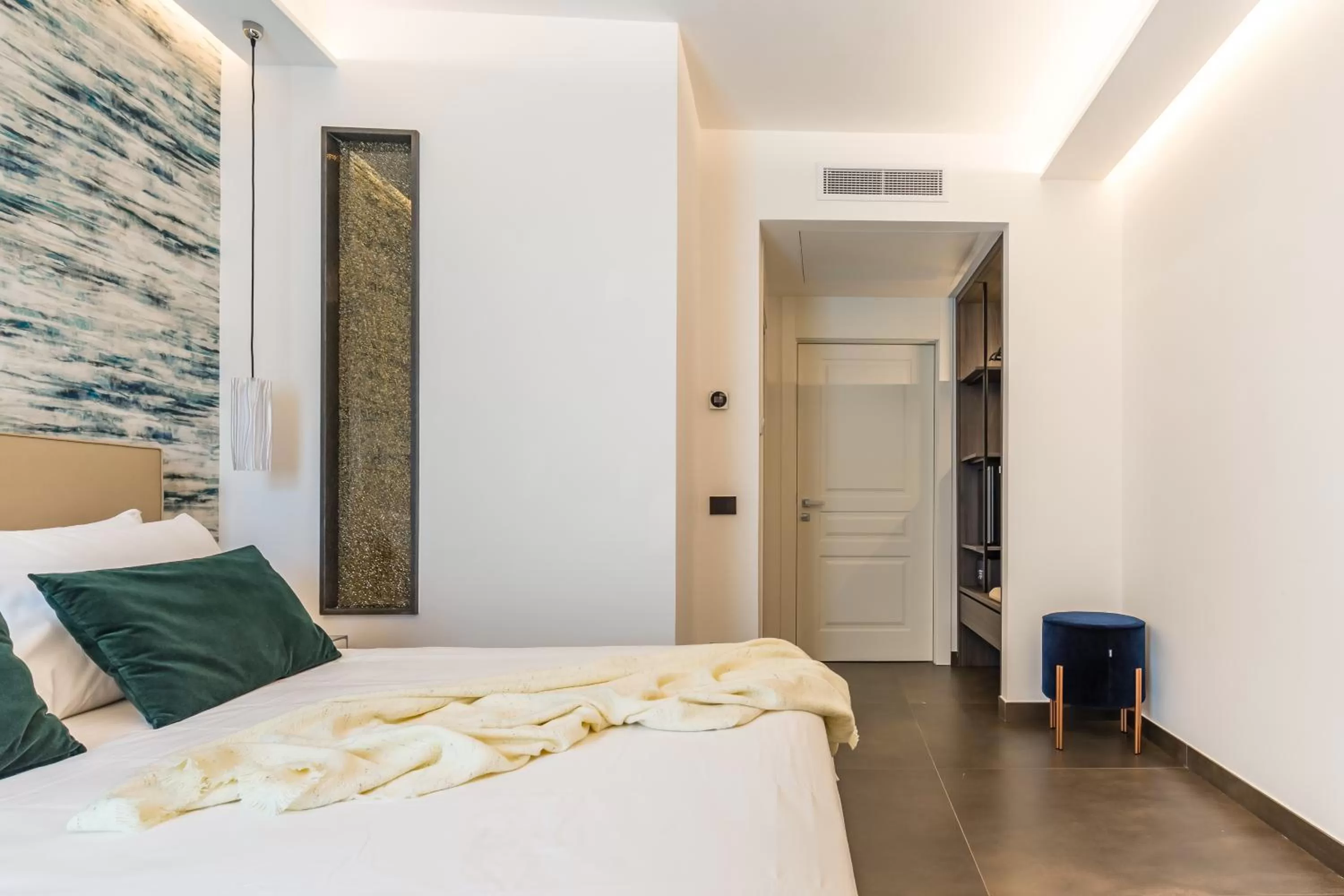 Bed in Dei Martiri Suite