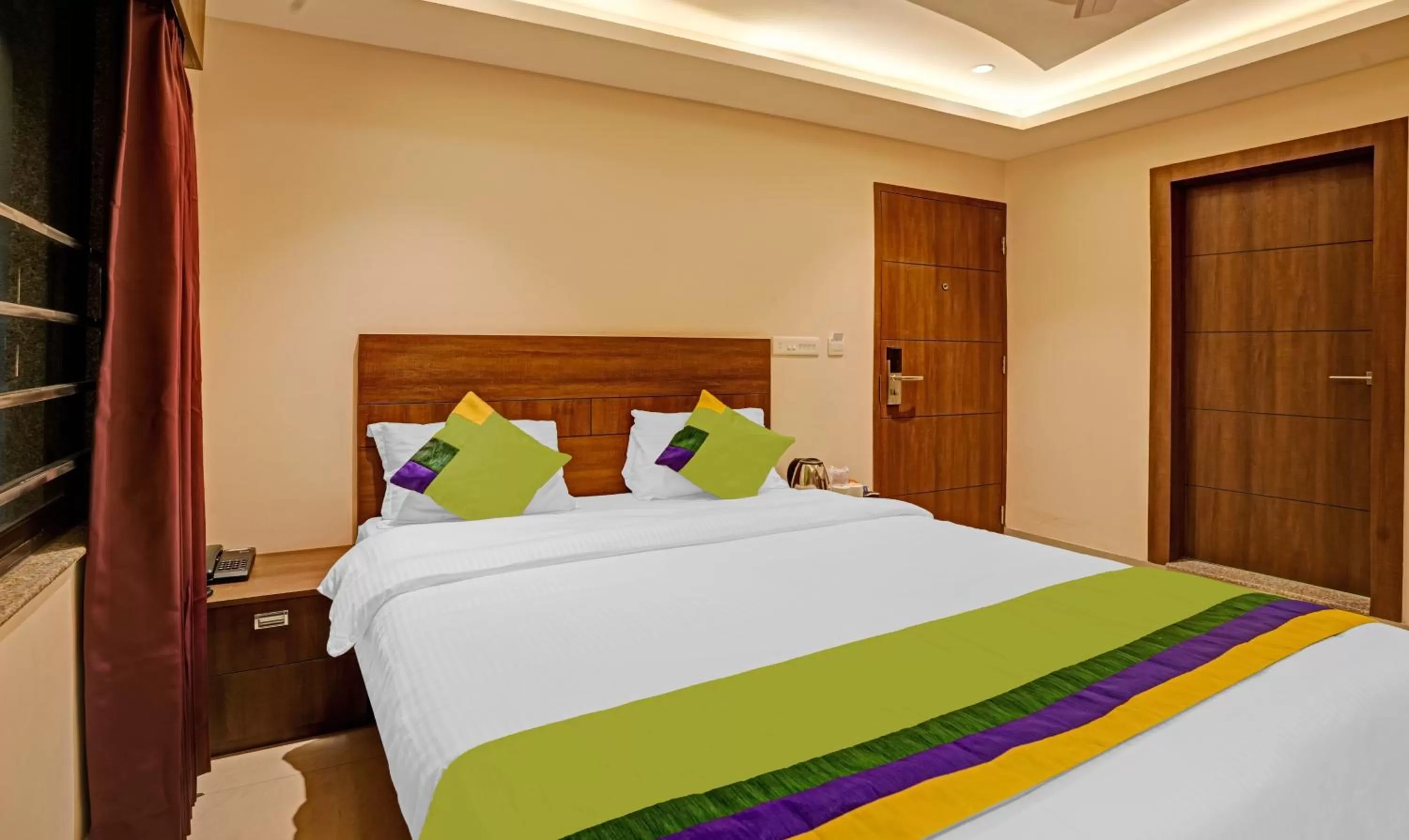 Bedroom, Bed in Treebo Indrapuri Hotel & Resort, Siliguri Junction