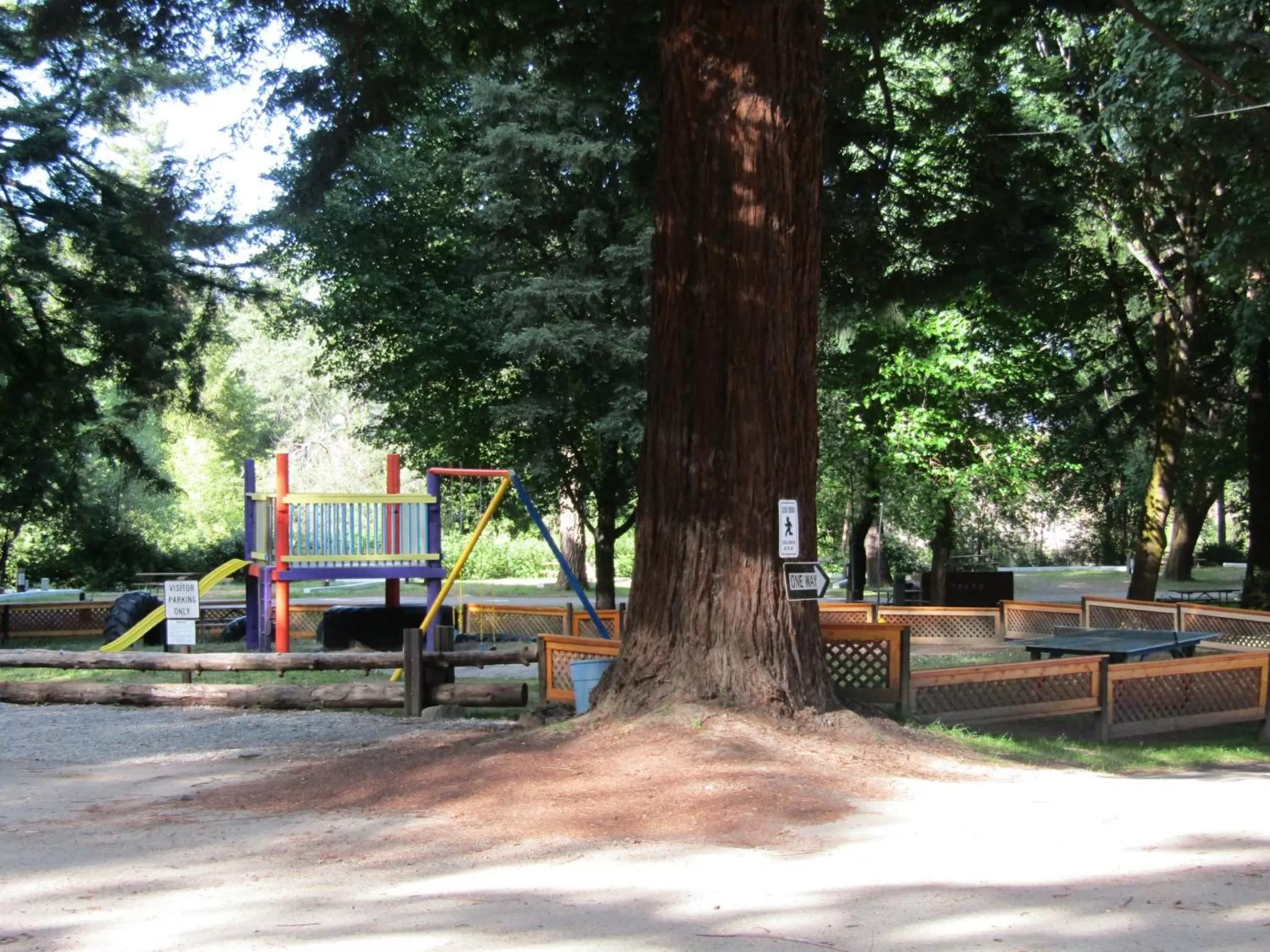 Children play ground in Dean Creek Resort