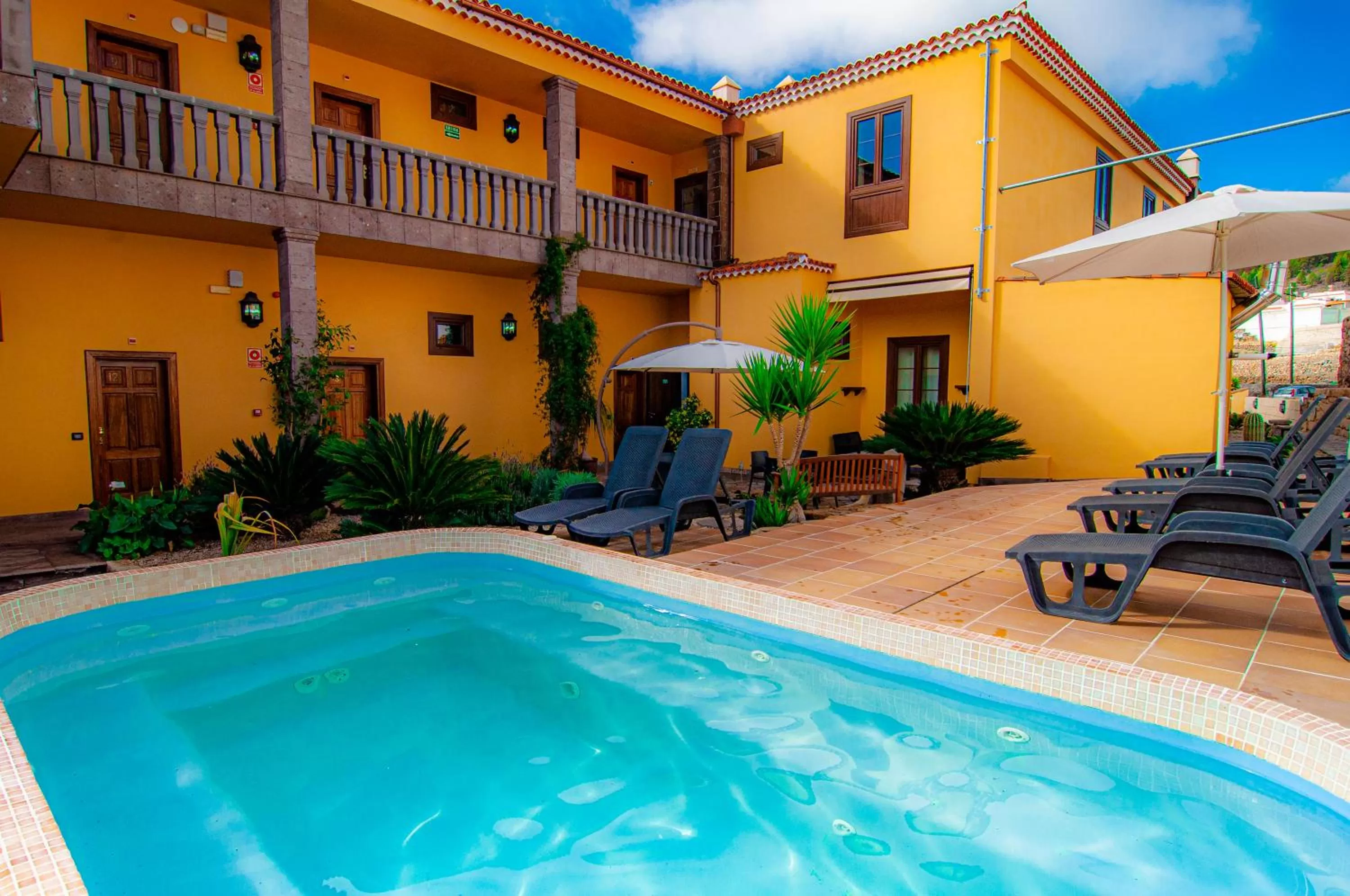 Patio in Hotel El Tejar & Spa