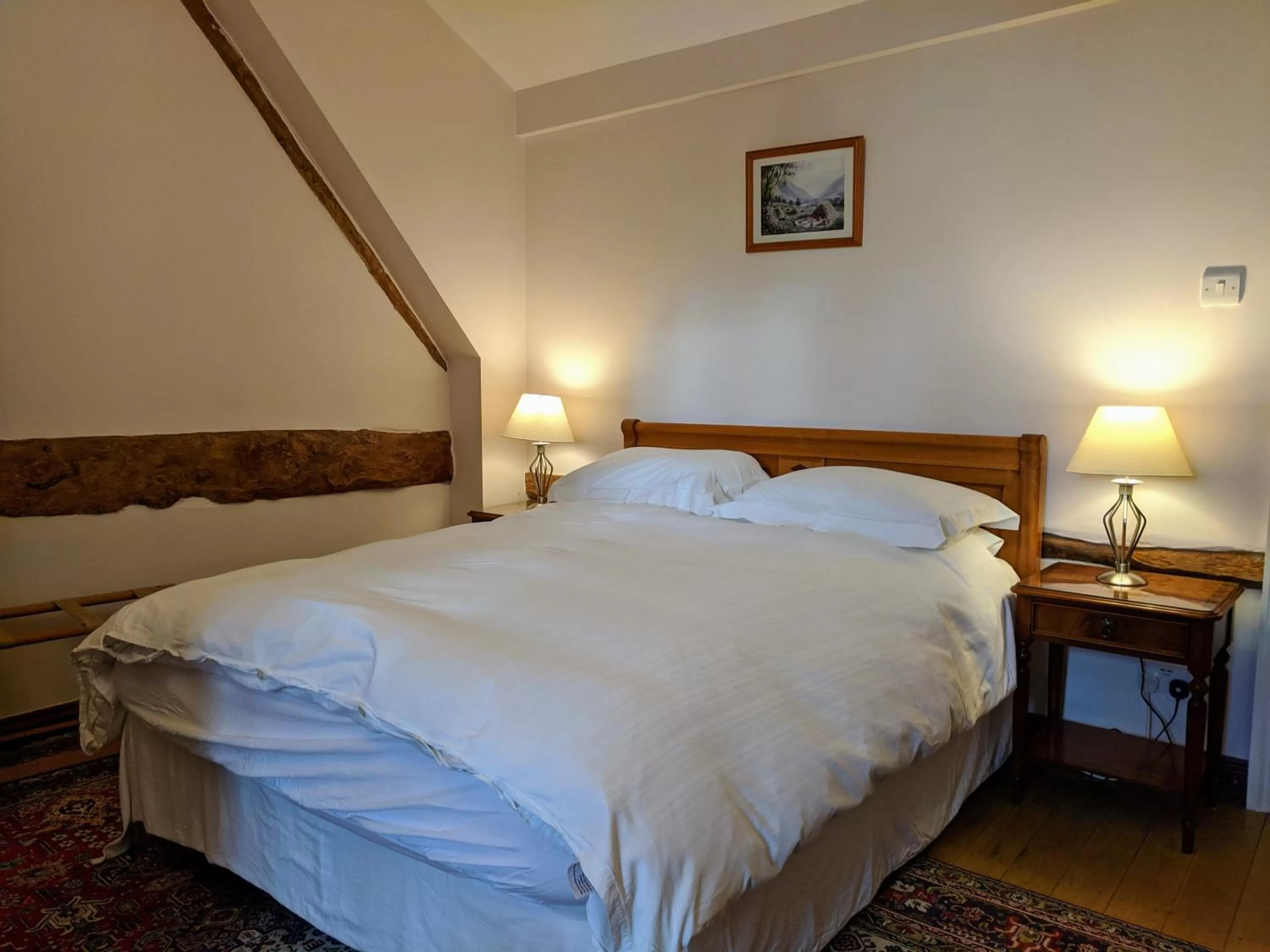 Bedroom, Bed in Highfield Farm