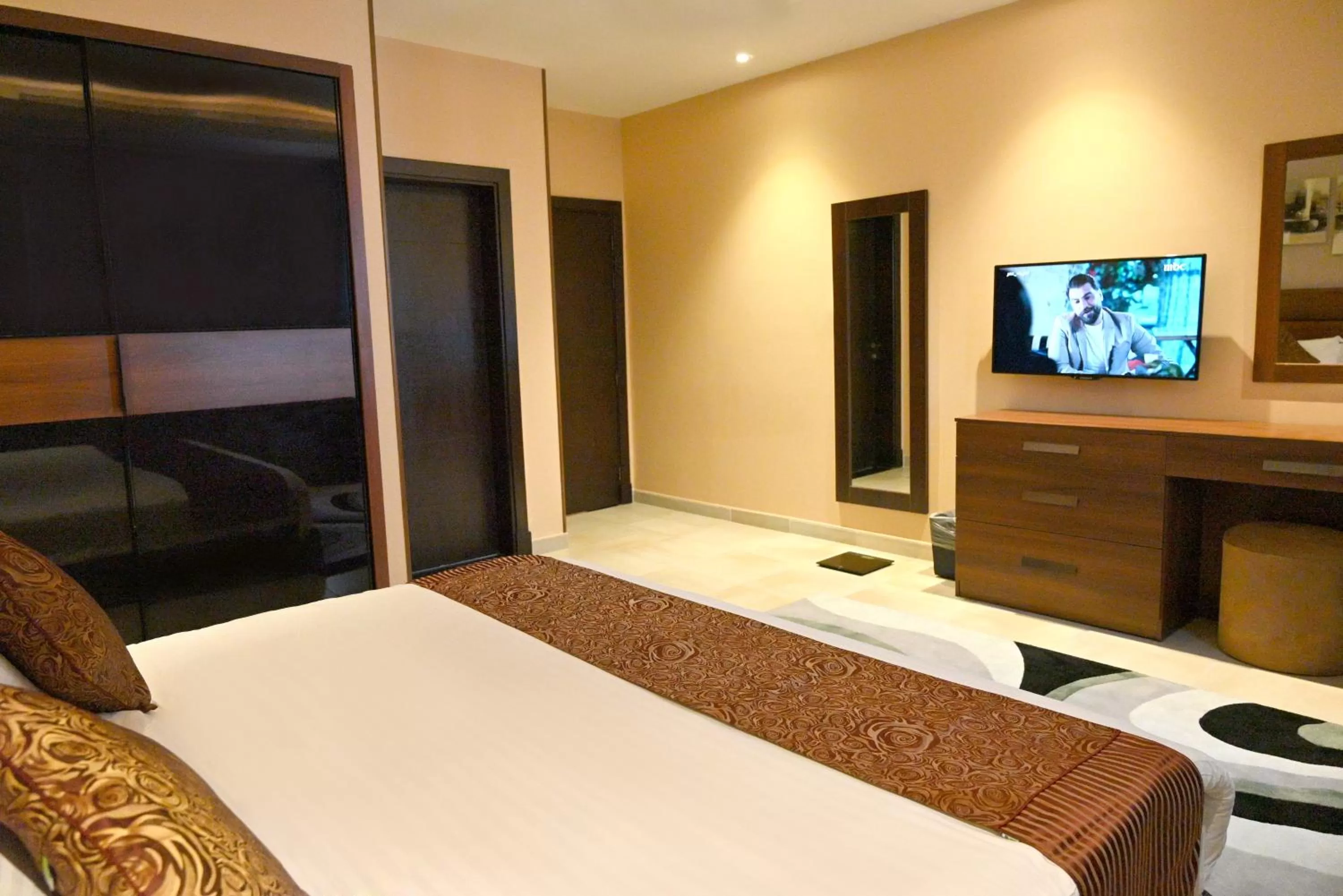 Bedroom, Bed in Q Suites Jeddah by EWA - Managed by HMH