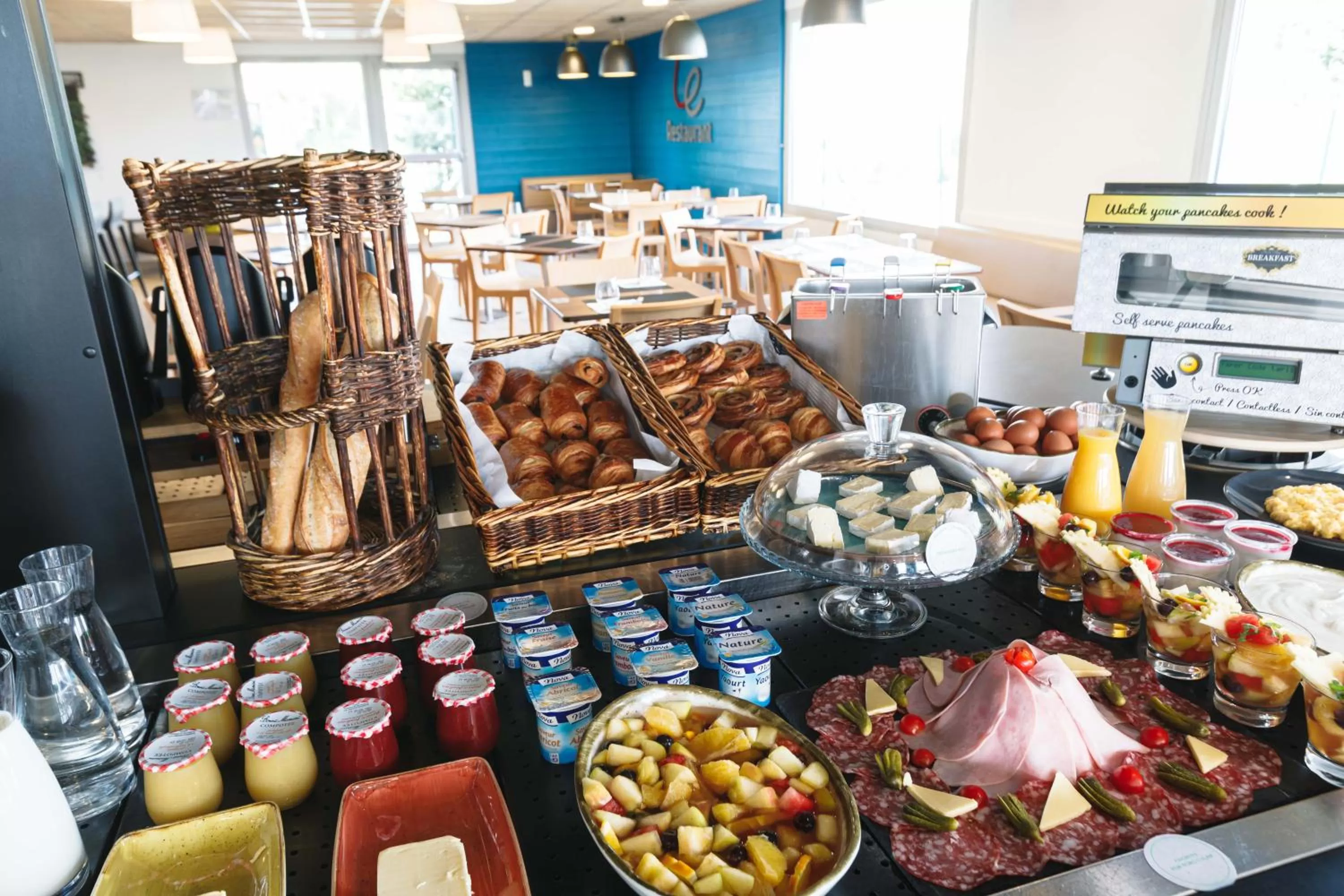 Continental breakfast in Campanile NATURE - Lyon Est Bron Eurexpo