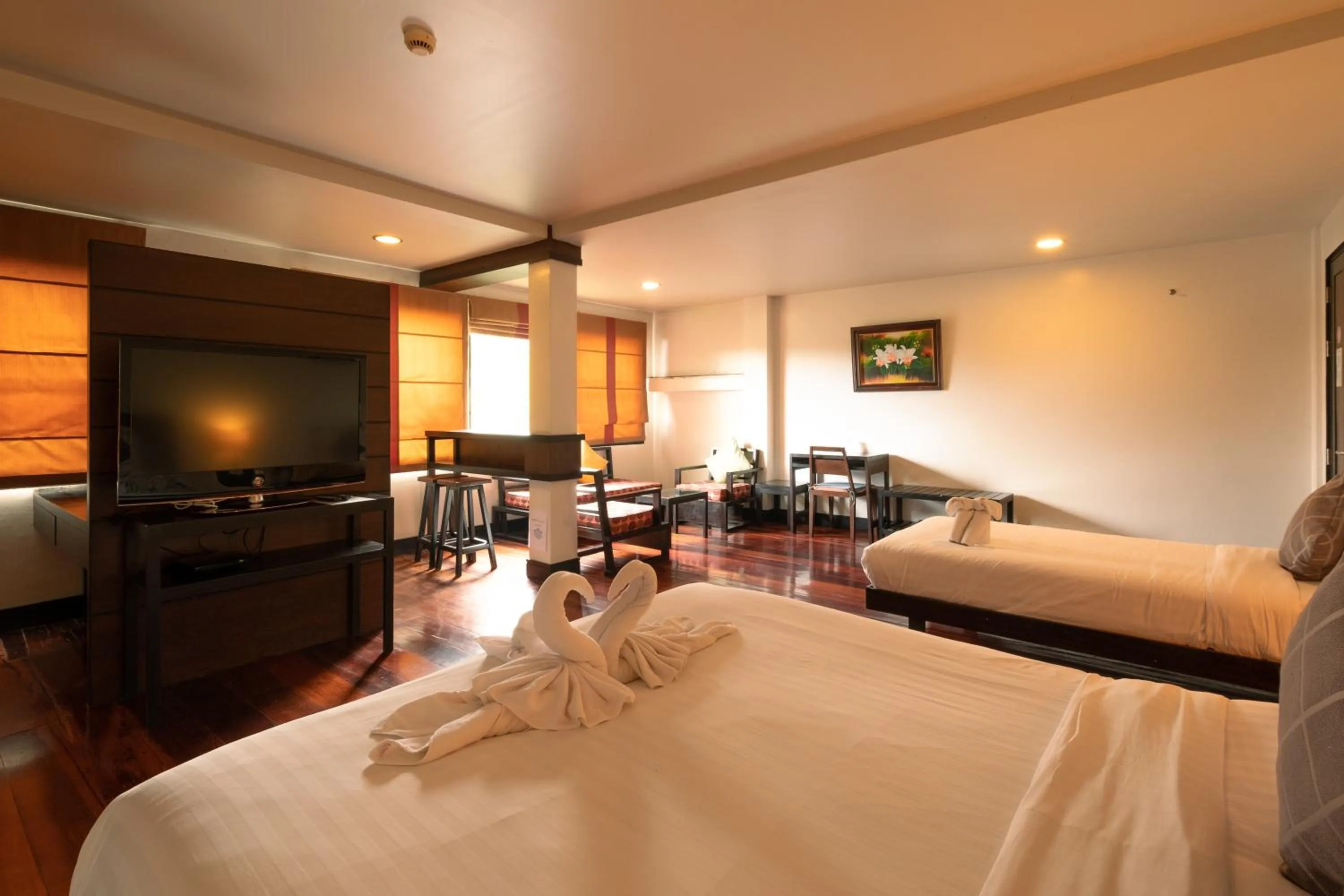 Photo of the whole room, Bed in Kireethara Boutique Resort