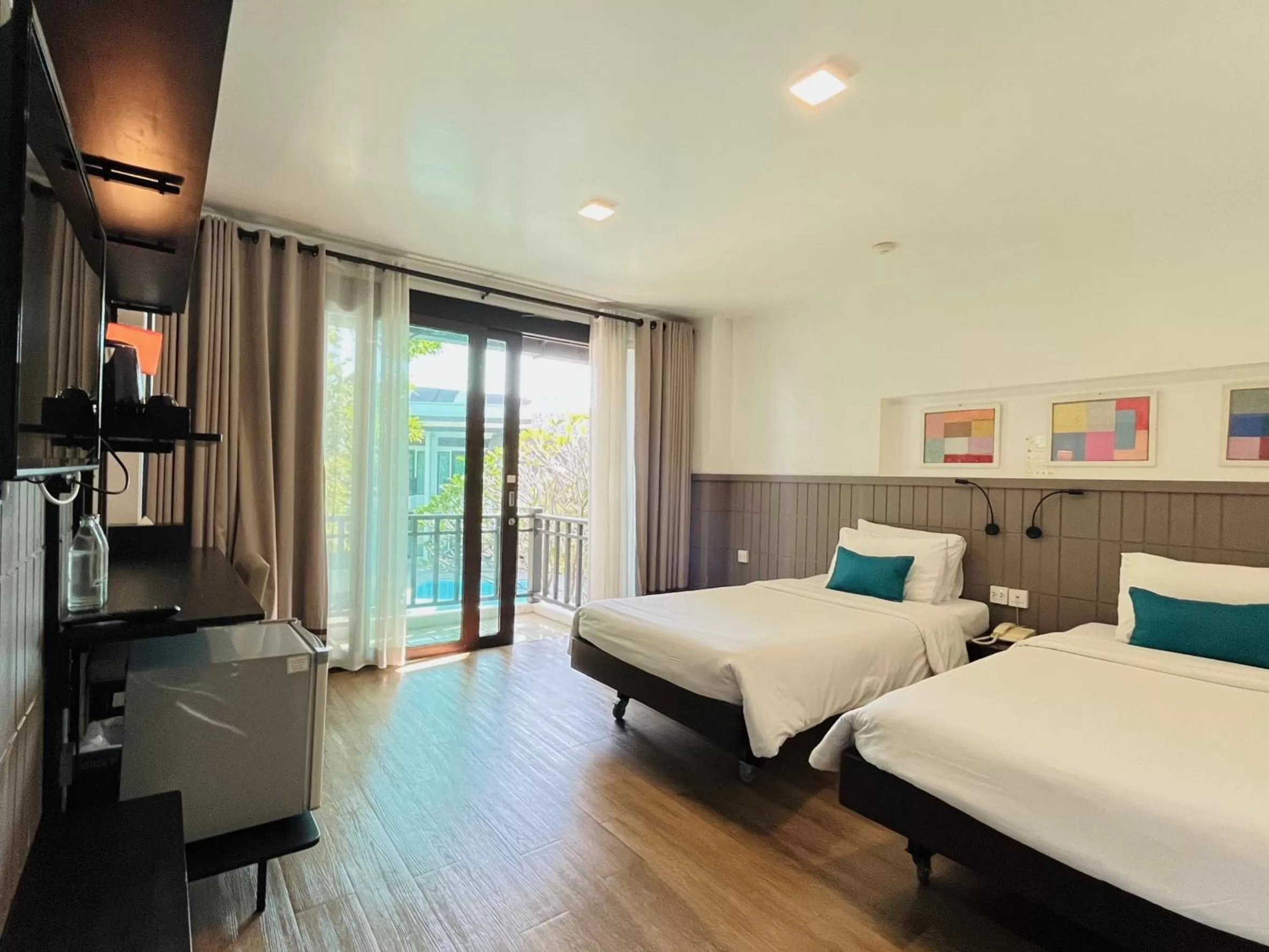 Bed in The Mantrini Chiang Rai