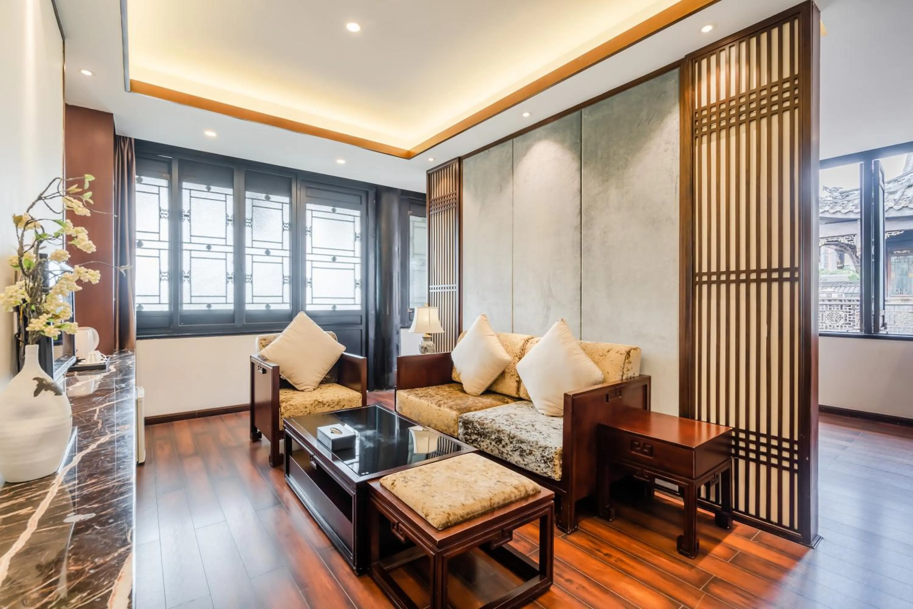 Living room in Buddha Zen Hotel
