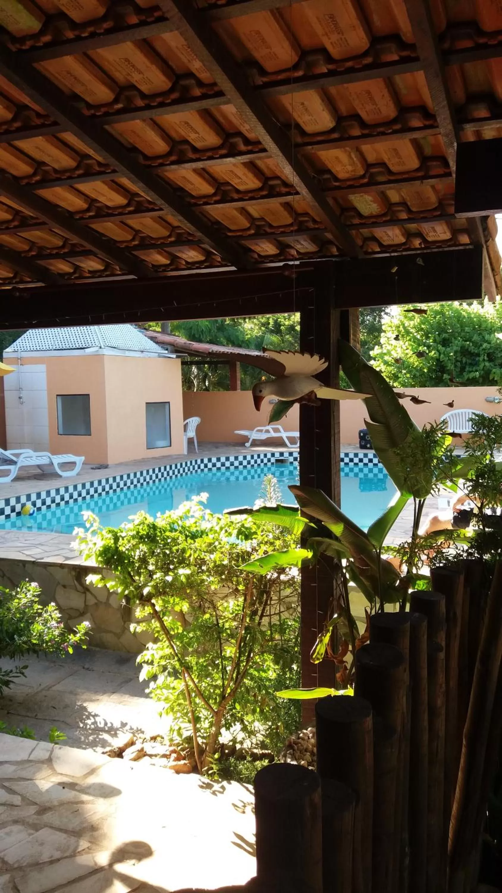 Pool View in Pousada Barcarola