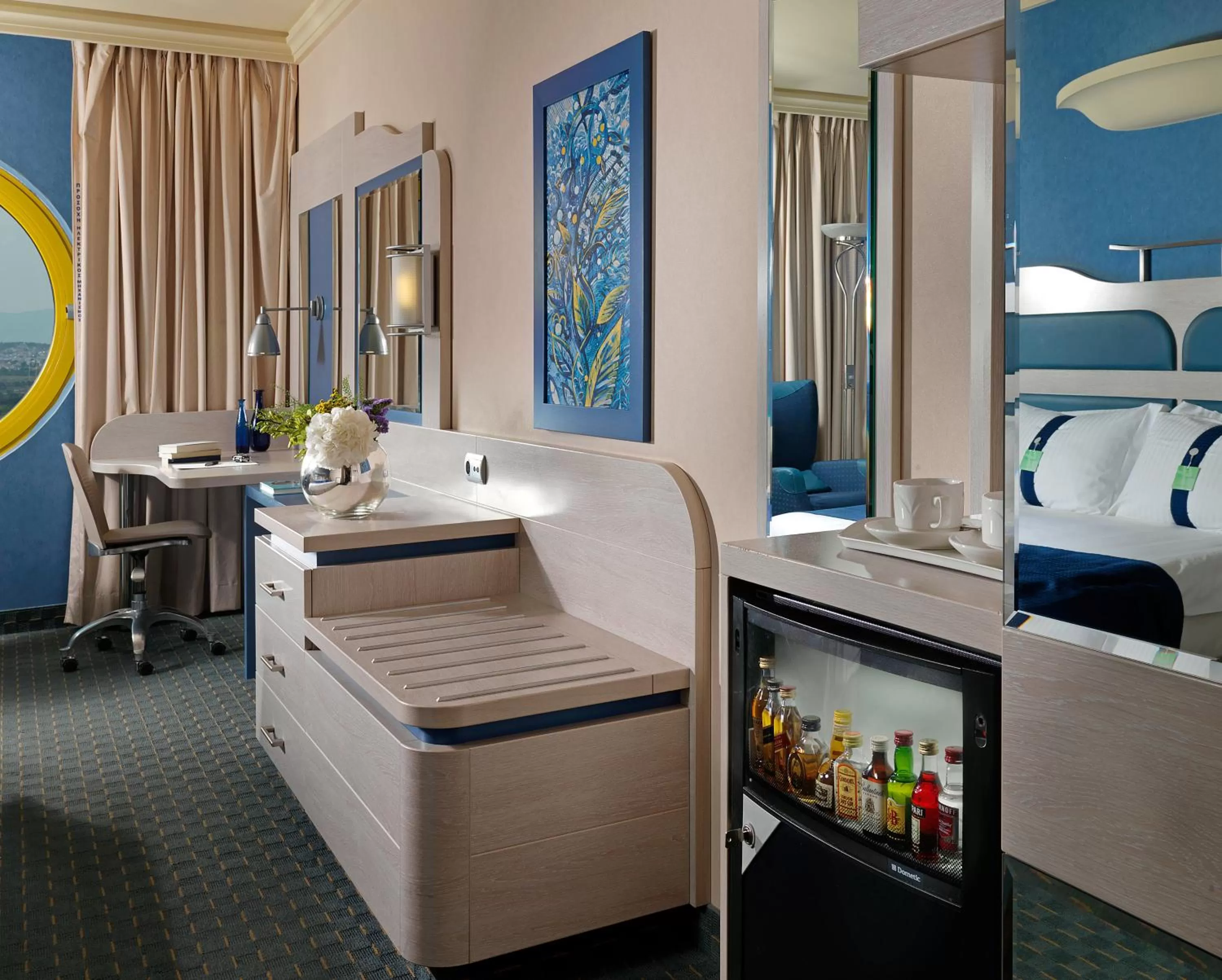 Bedroom, Bed in Holiday Inn Athens Attica Av, Airport W. by IHG