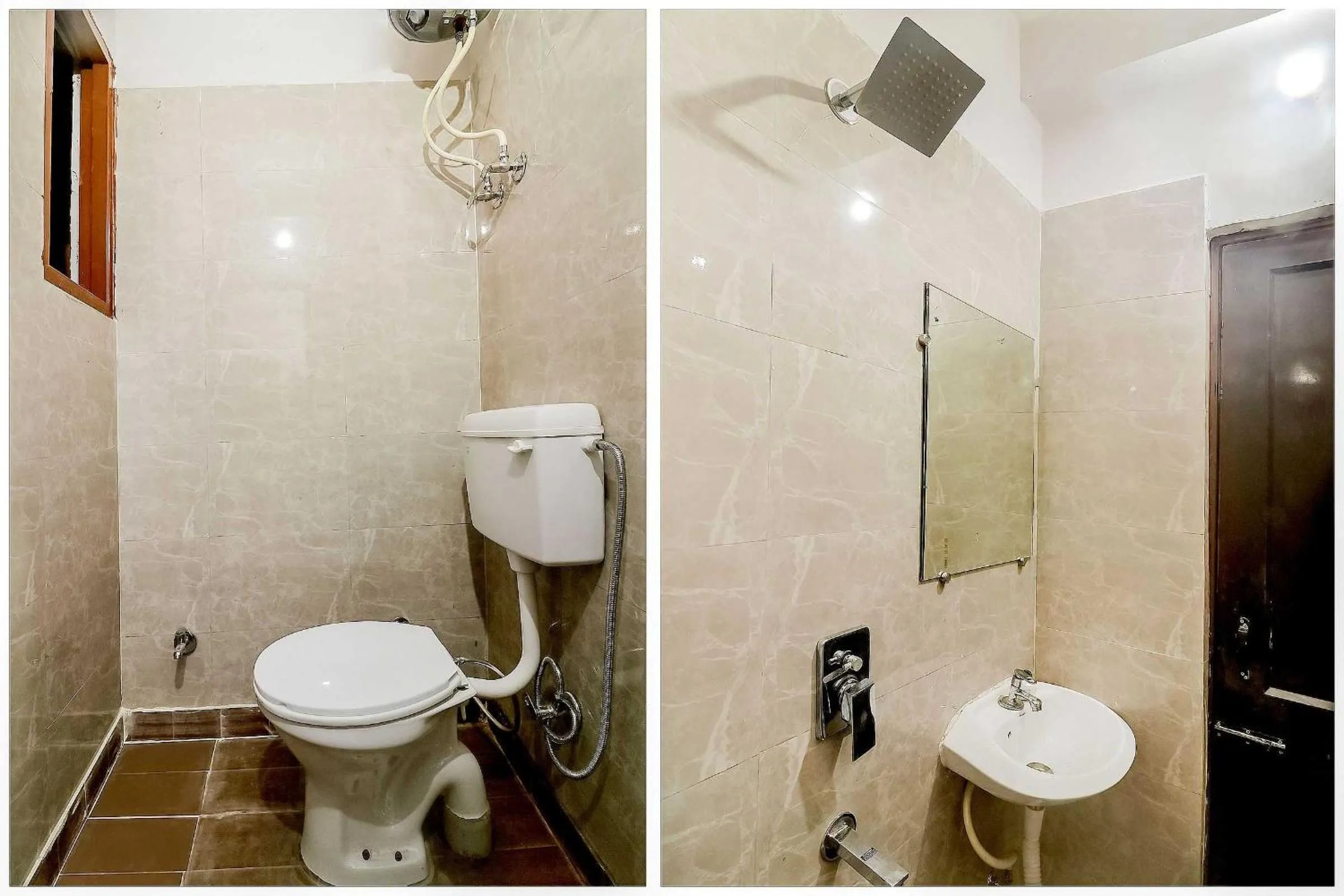 Bathroom in Hotel O Lovely Inn Near Akshardham