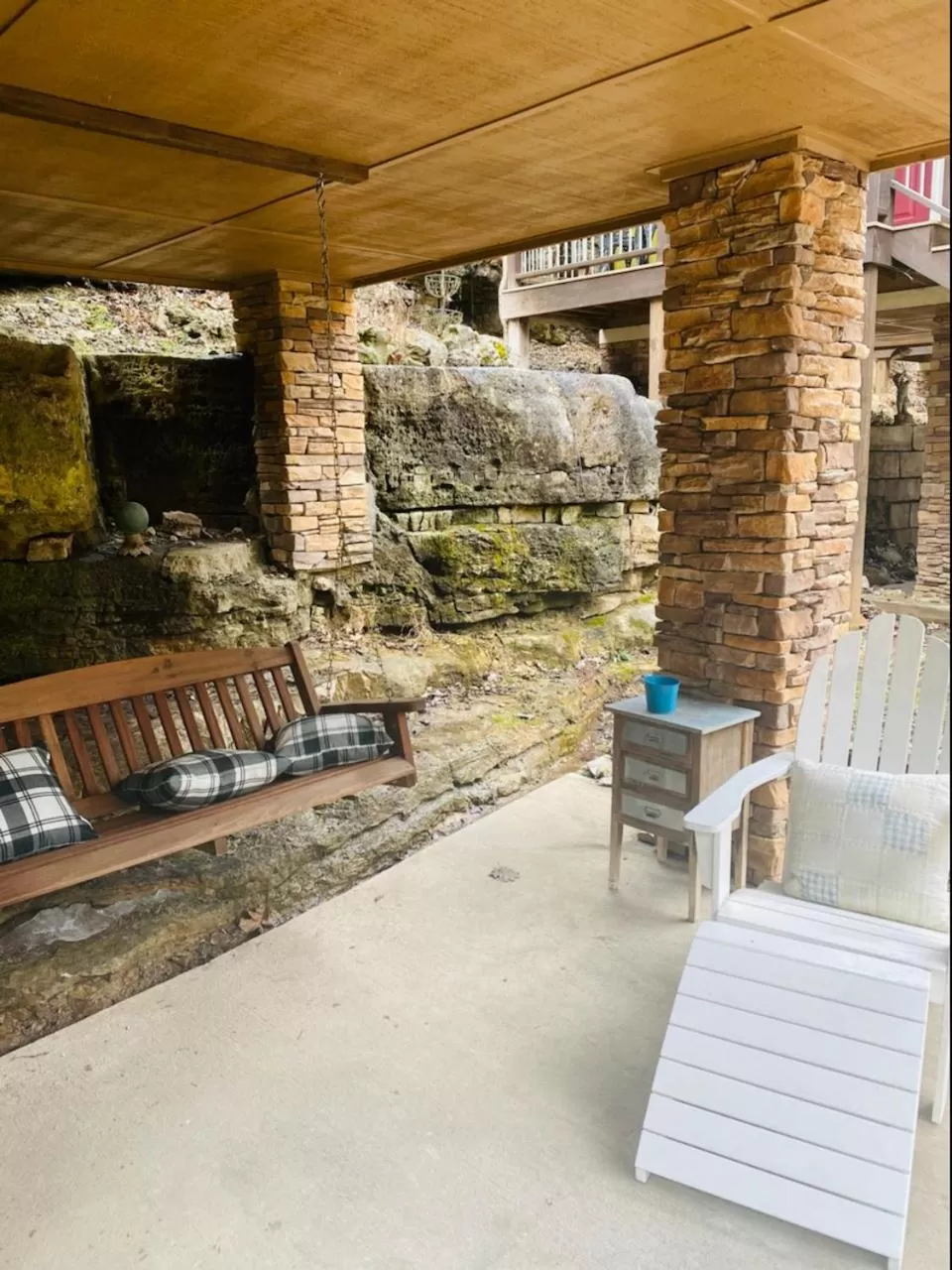Patio in All Seasons Treehouse Village