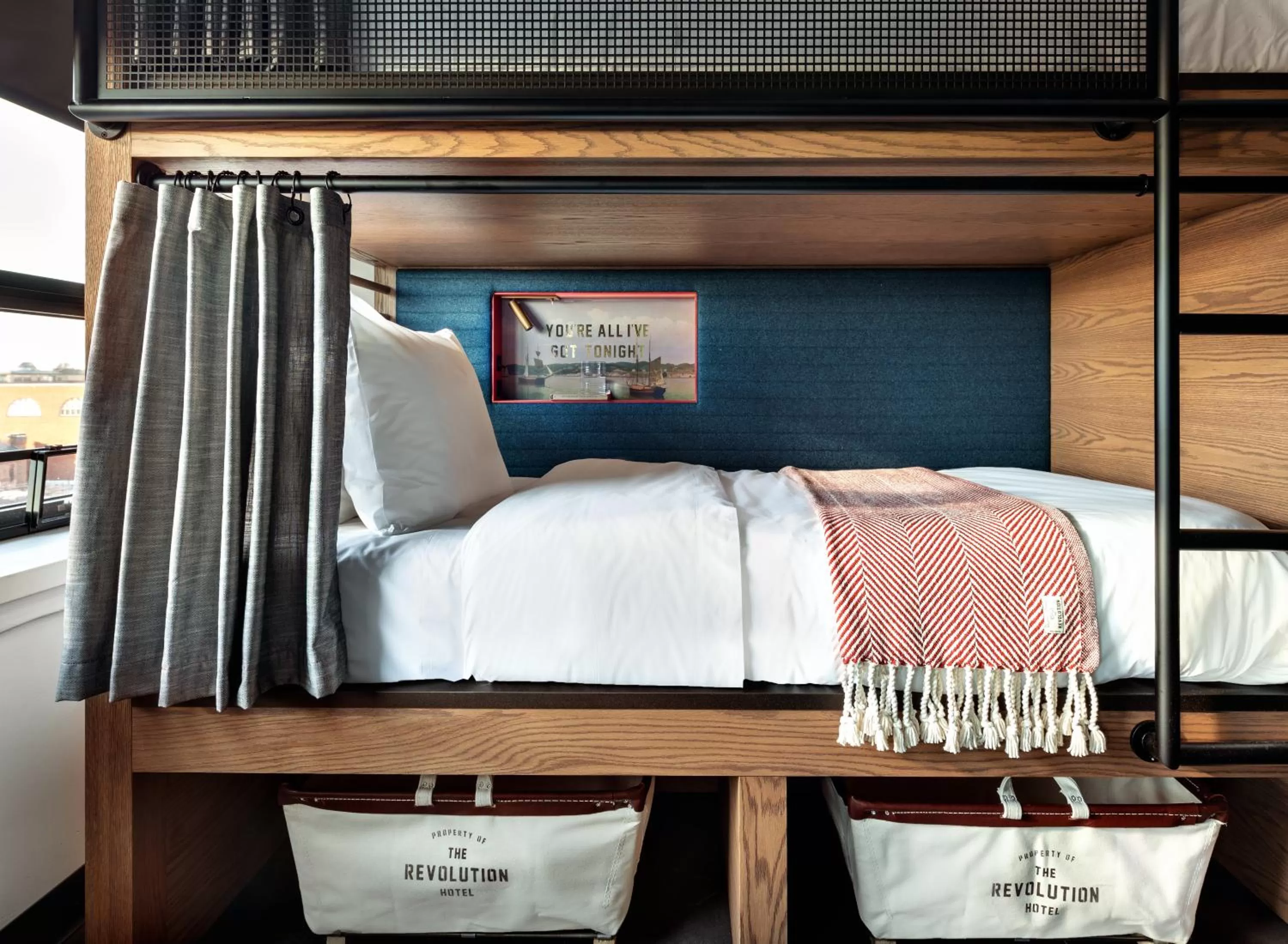 bunk bed, Bed in The Revolution Hotel