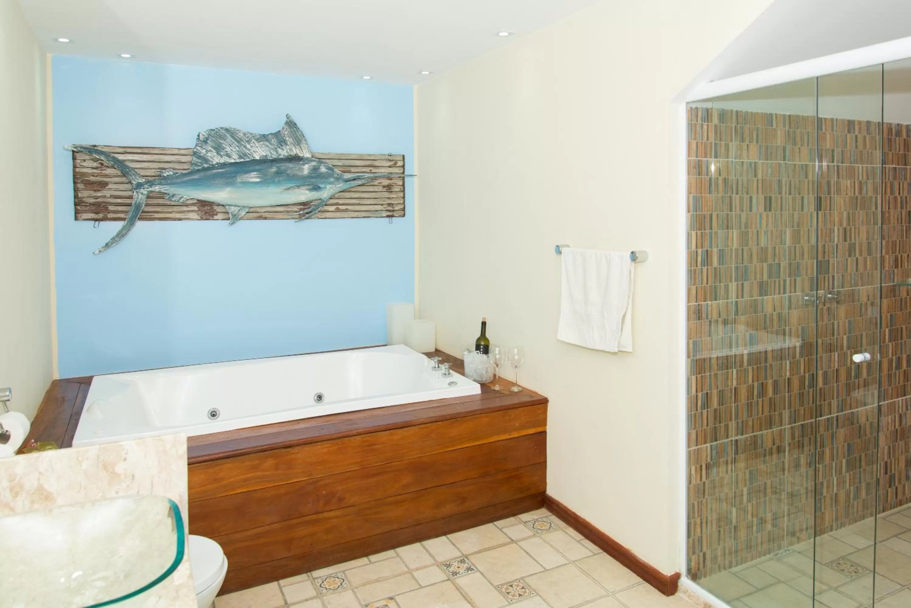 Bathroom in Pousada La Dolce Vita