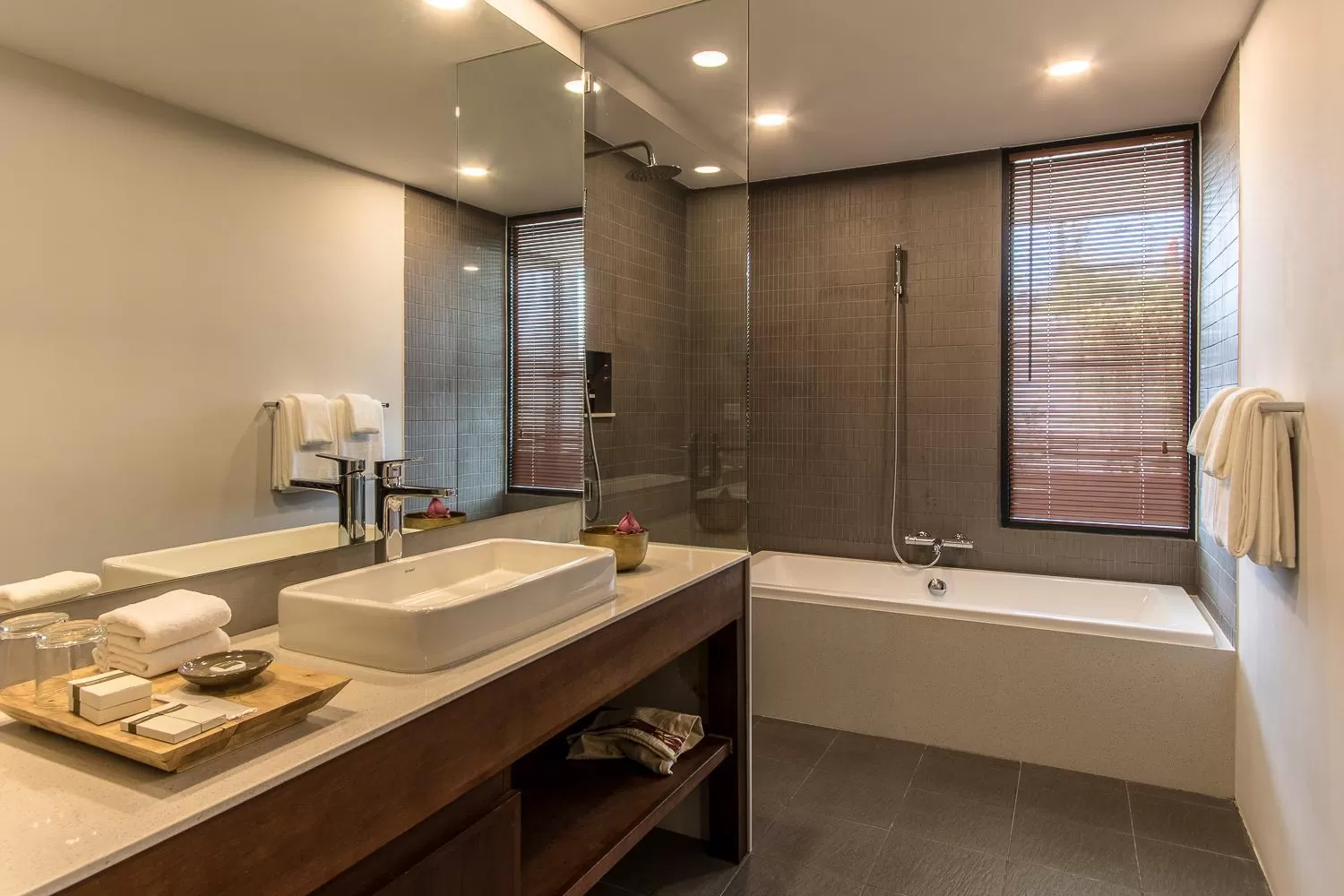 Bathroom in Penh House Hotel