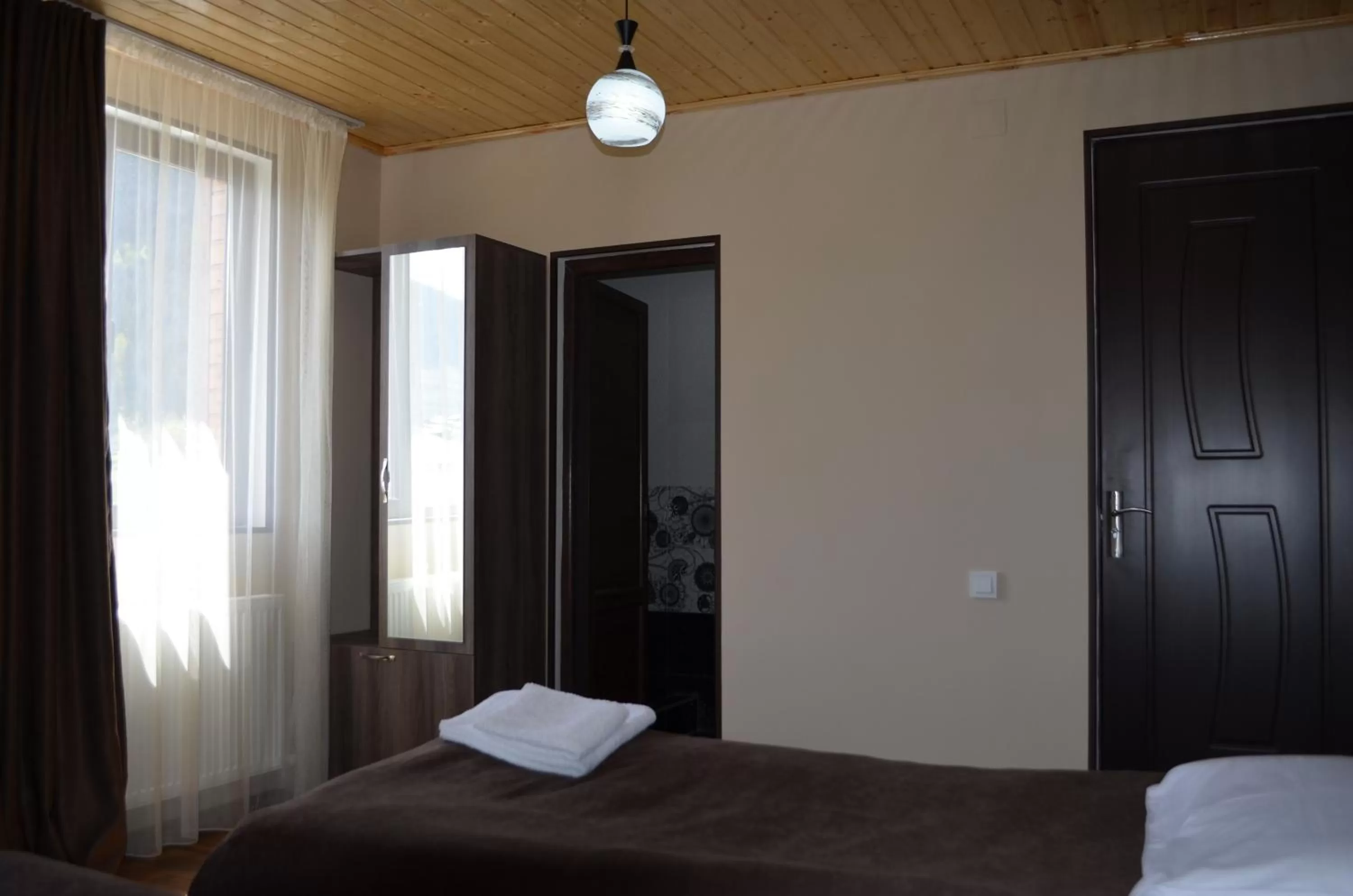 Bedroom, Bed in Hotel Svanseti