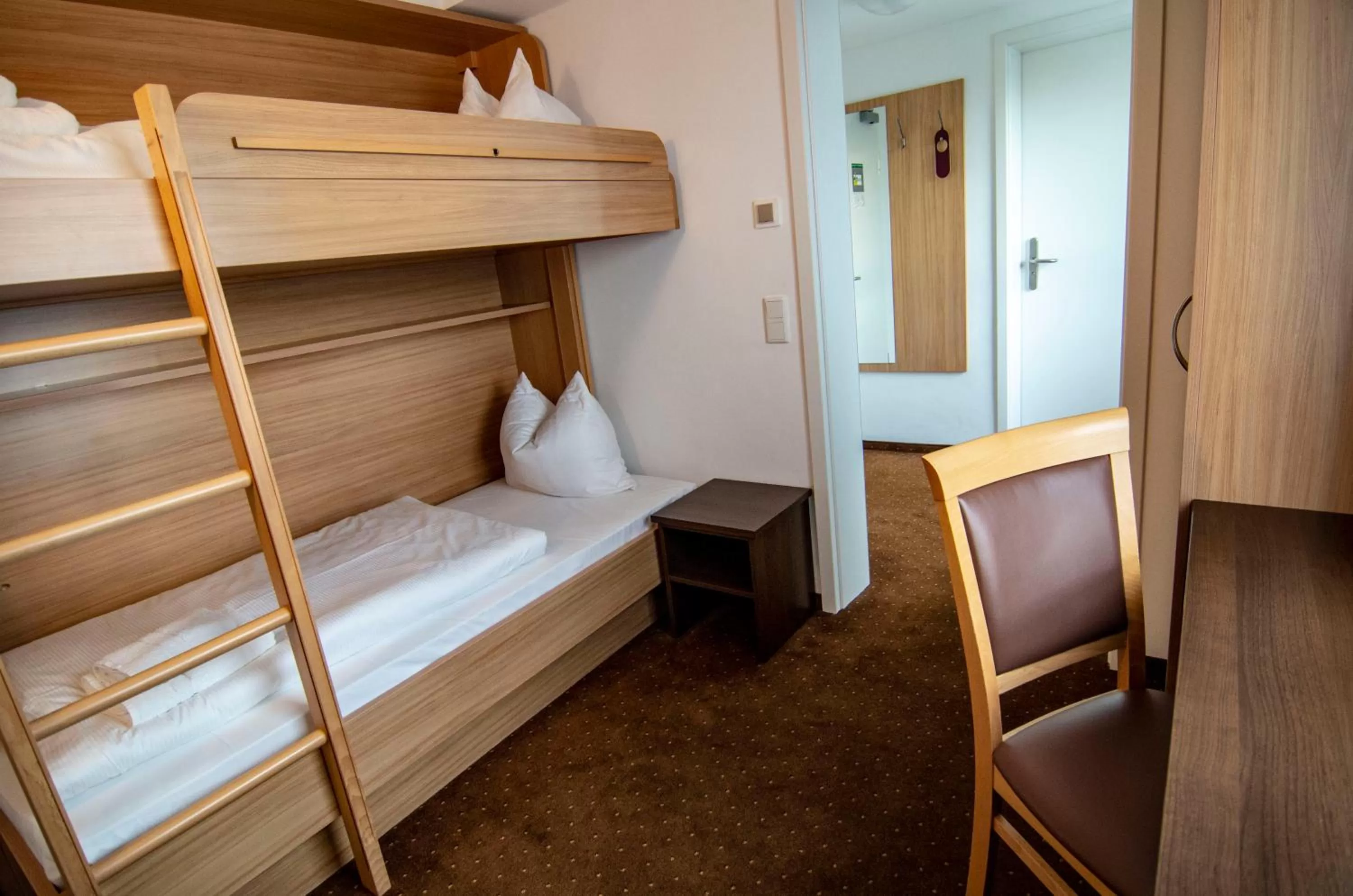 Decorative detail, Bed in Ausbildungshotel St. Theresia