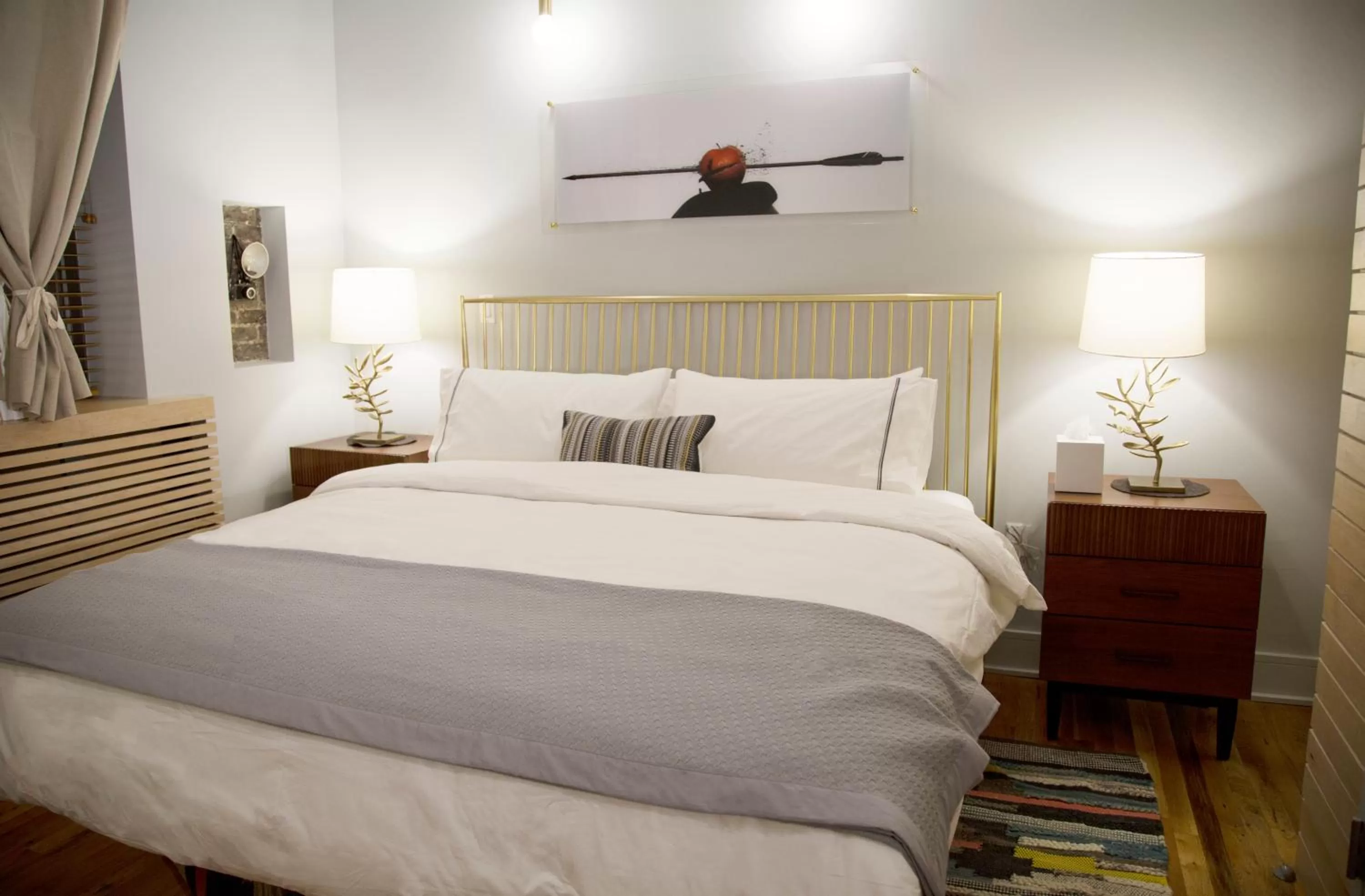 Bed in Franklin Guesthouse