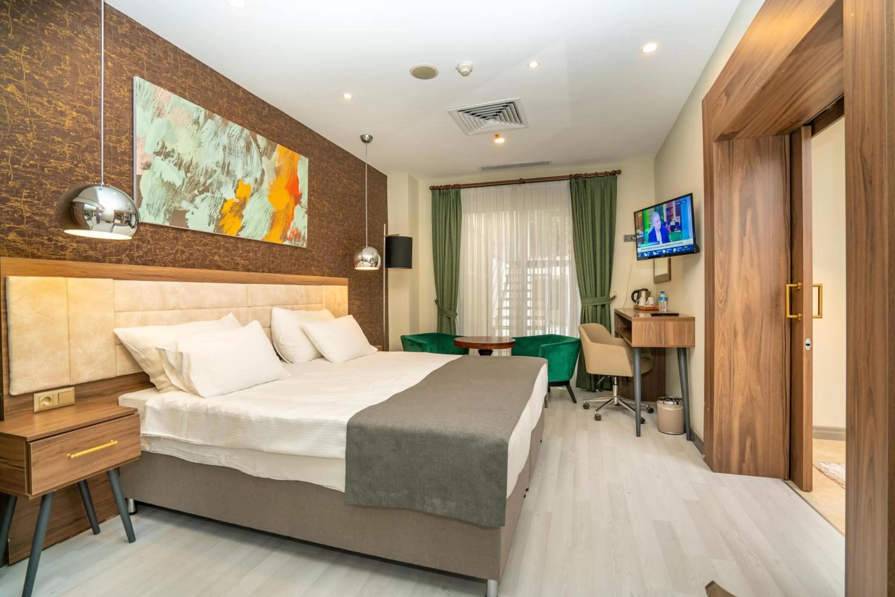 Patio, Bed in The Gate Ataşehir Finance Centre