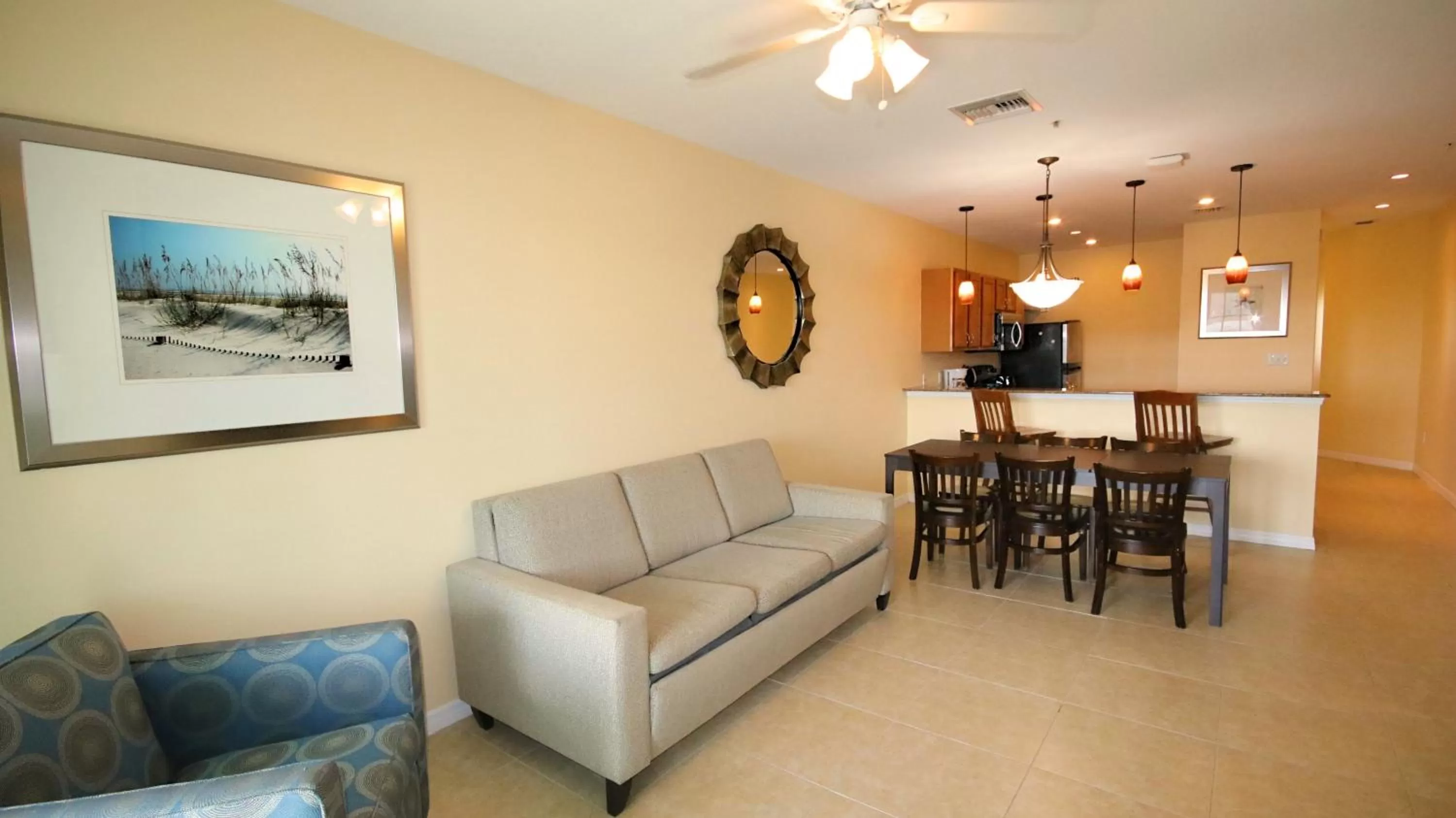 Living room in John's Pass Hotel - Fully Remote Check In