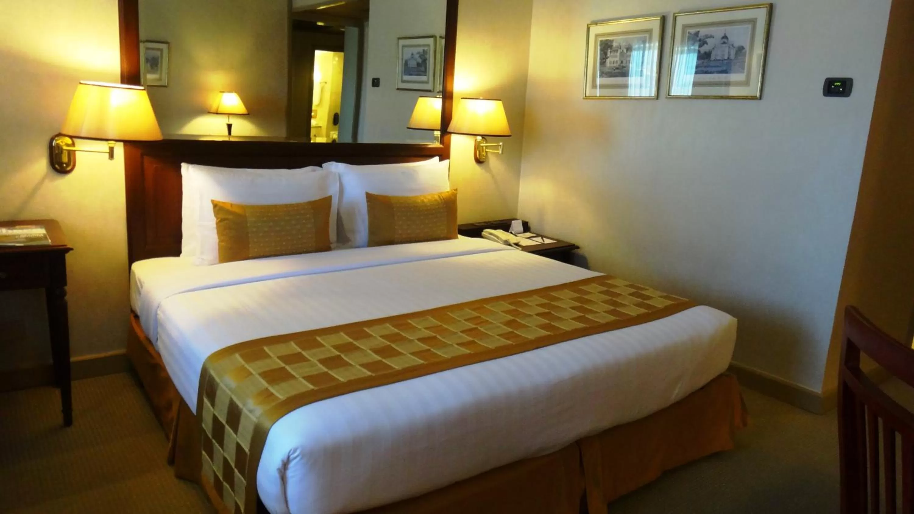 Bed in Arnoma Hotel Bangkok