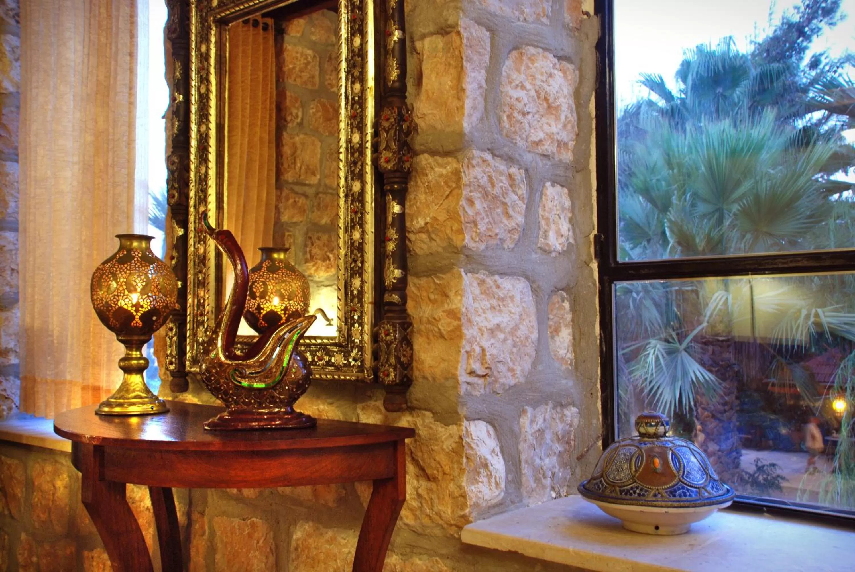 Decorative detail in Beit Shalom Historical boutique Hotel