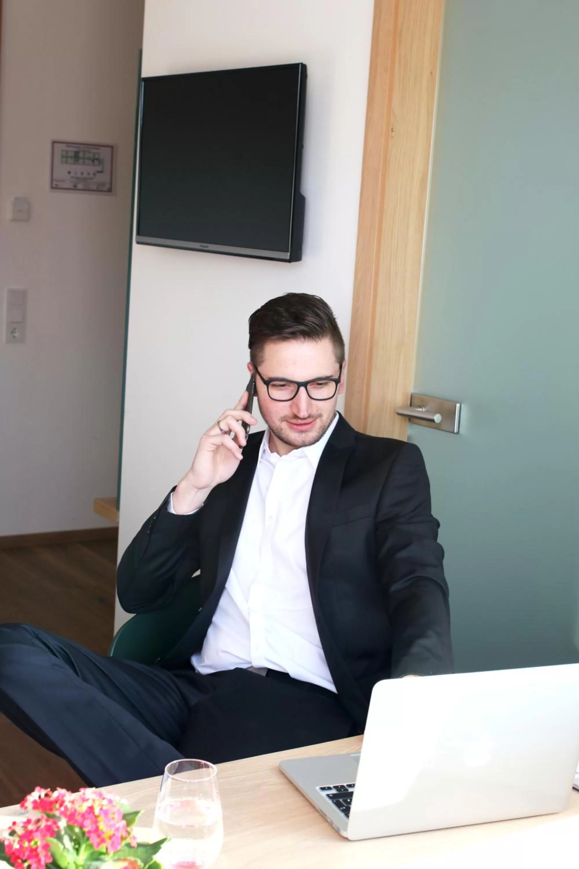 Decorative detail, TV/Entertainment Center in Buchners Hotel & Restaurant