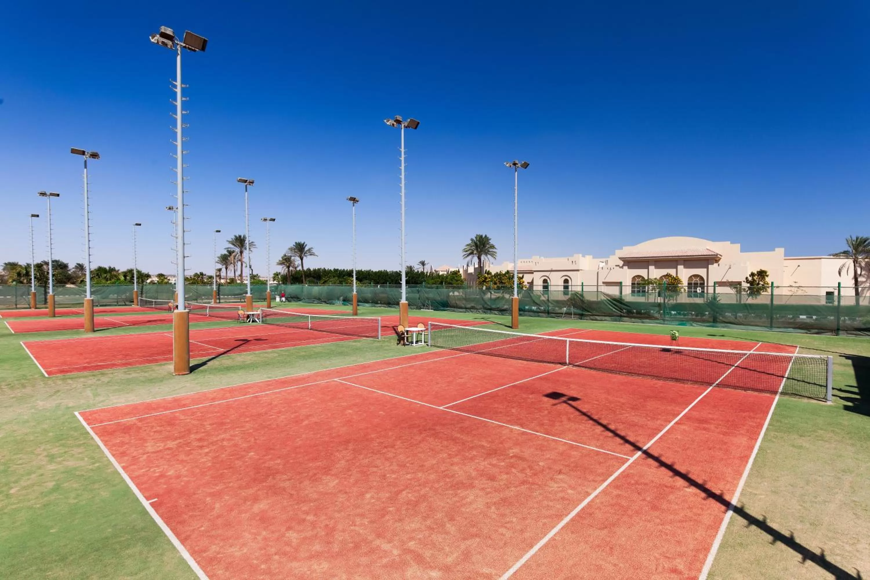 Tennis court in Cleopatra Luxury Beach Resort Makadi Bay - Adults only