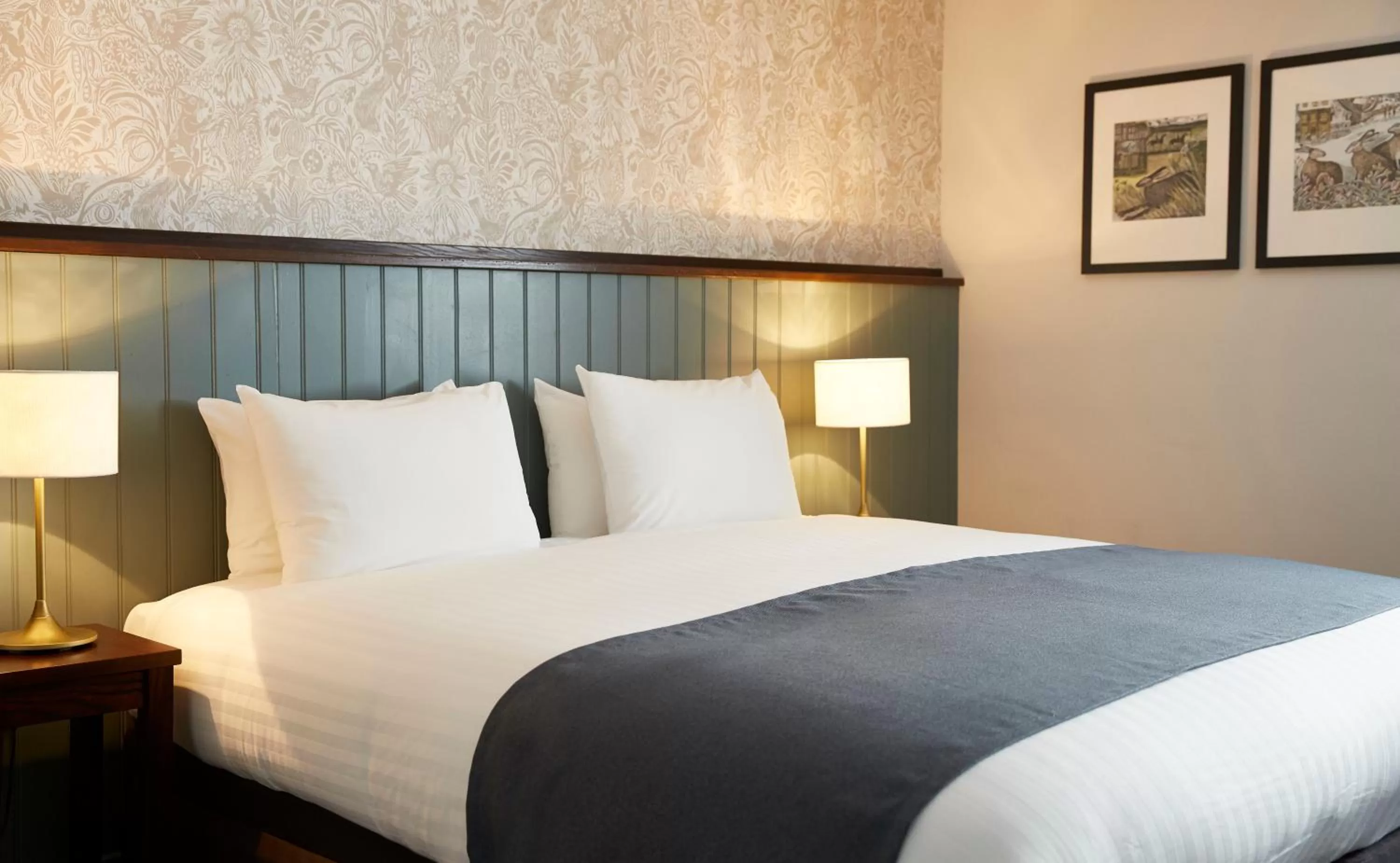 Bedroom, Bed in Ravensworth Arms by Chef & Brewer Collection