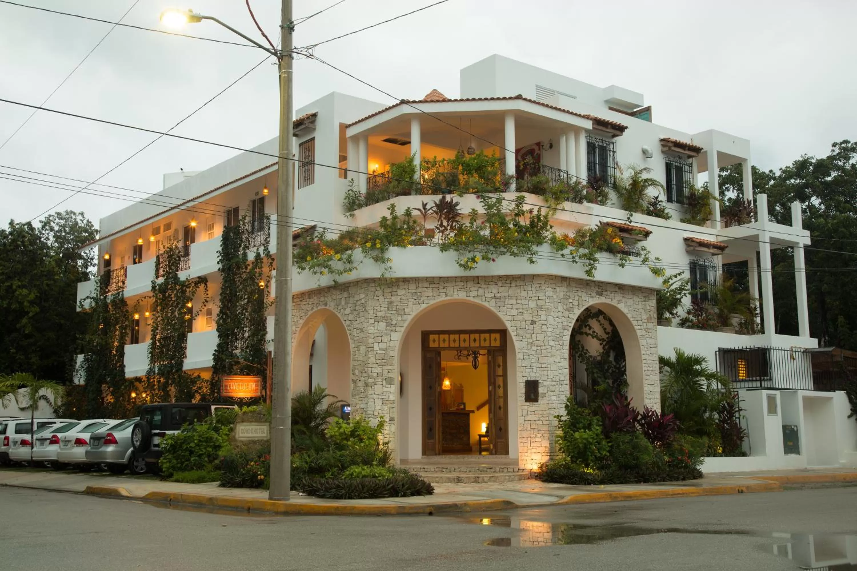 Facade/entrance in LiveTulum