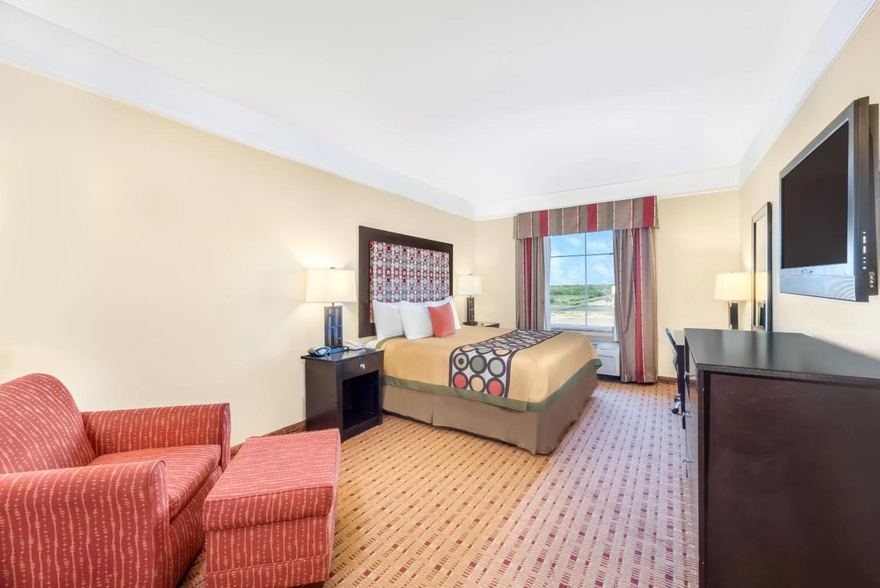 Photo of the whole room in Super 8 by Wyndham Hidalgo at La Plaza Mall & Mcallen Airport