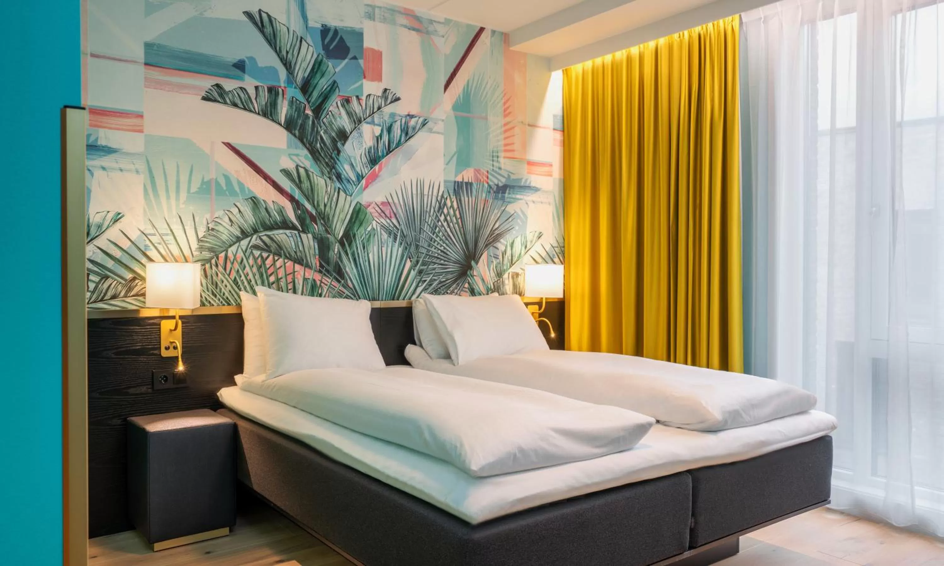 Bed in Thon Hotel Storo