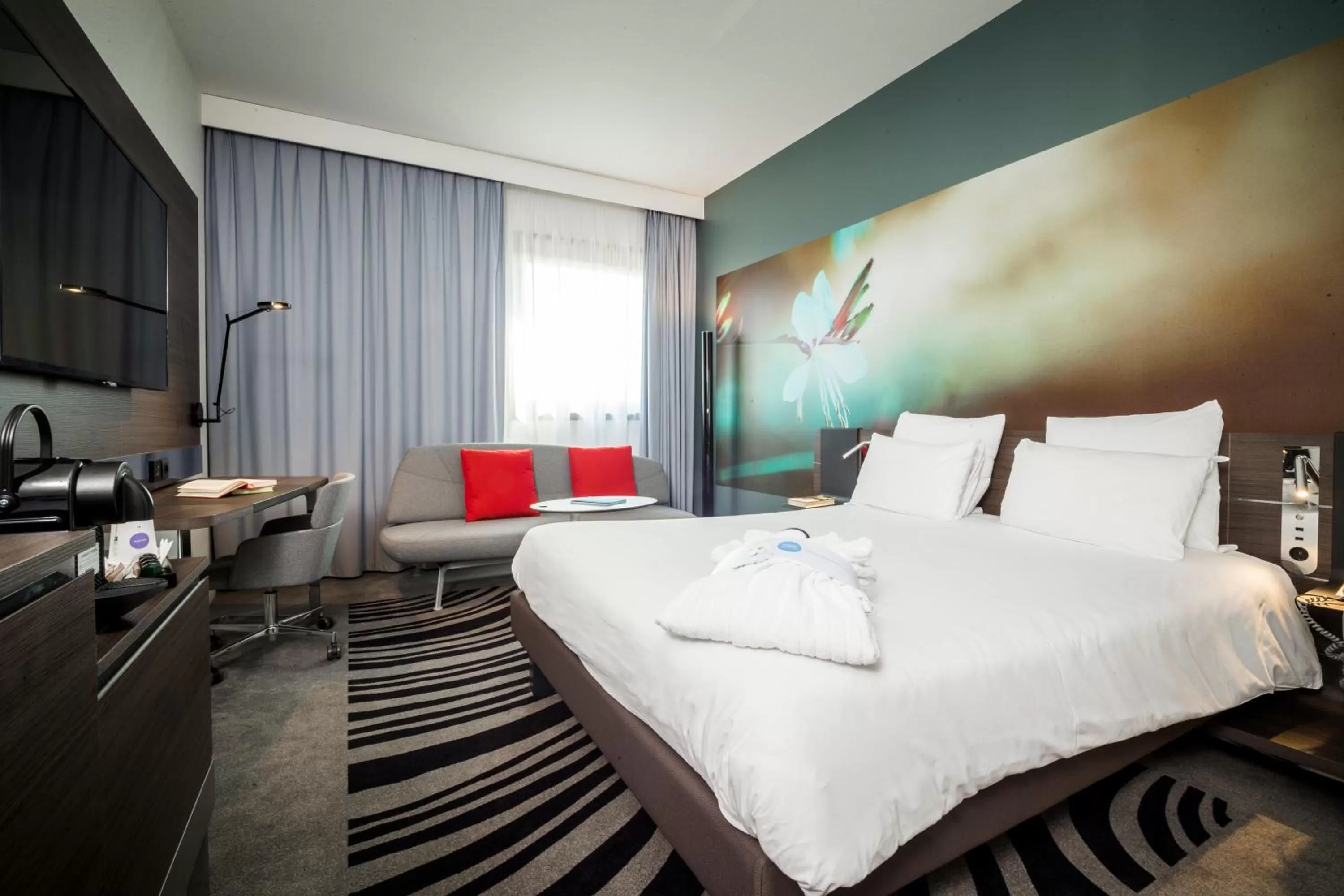 Bed in Novotel Milano Linate Aeroporto