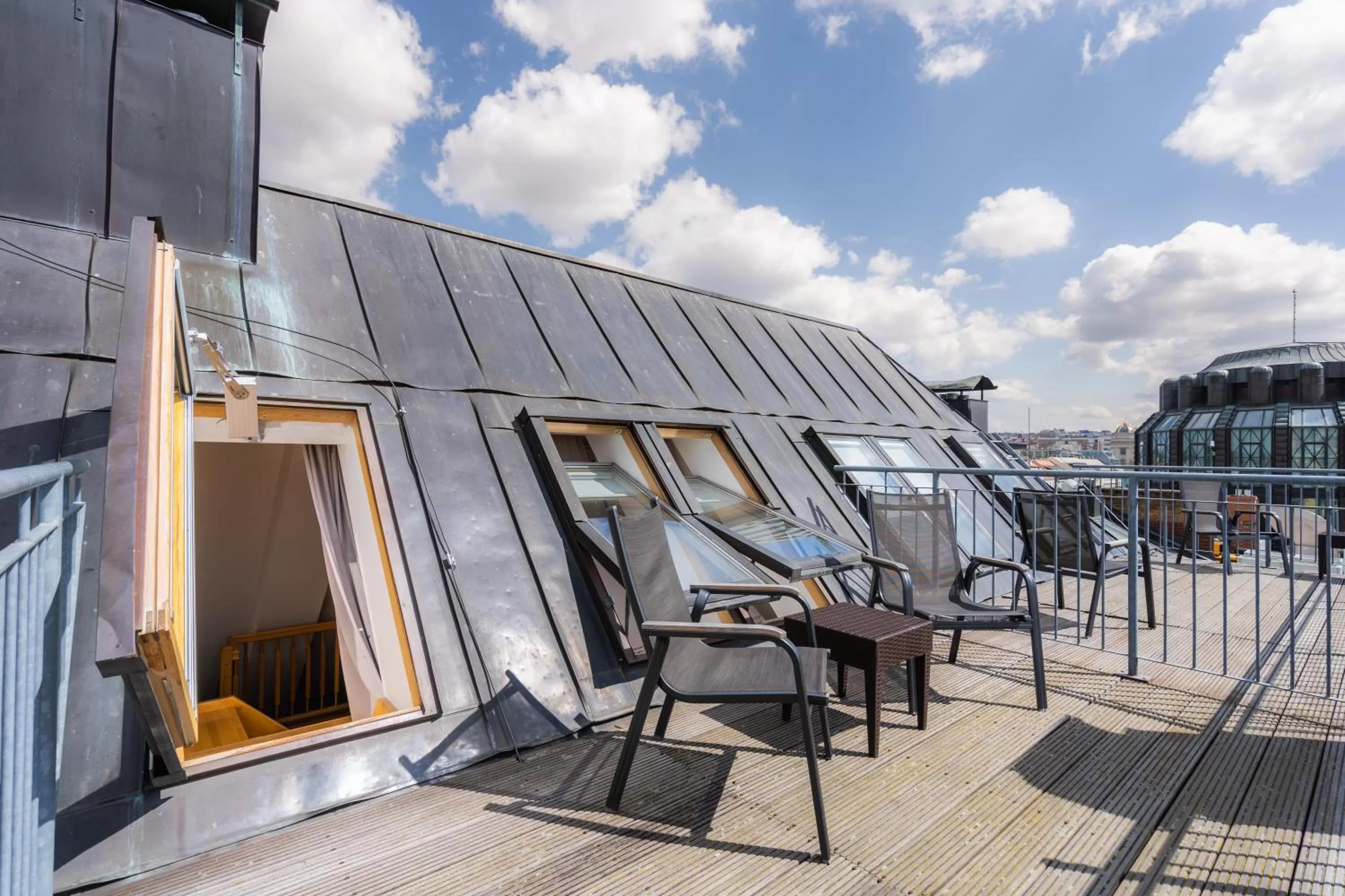 Balcony/Terrace in EA ApartHotel Melantrich