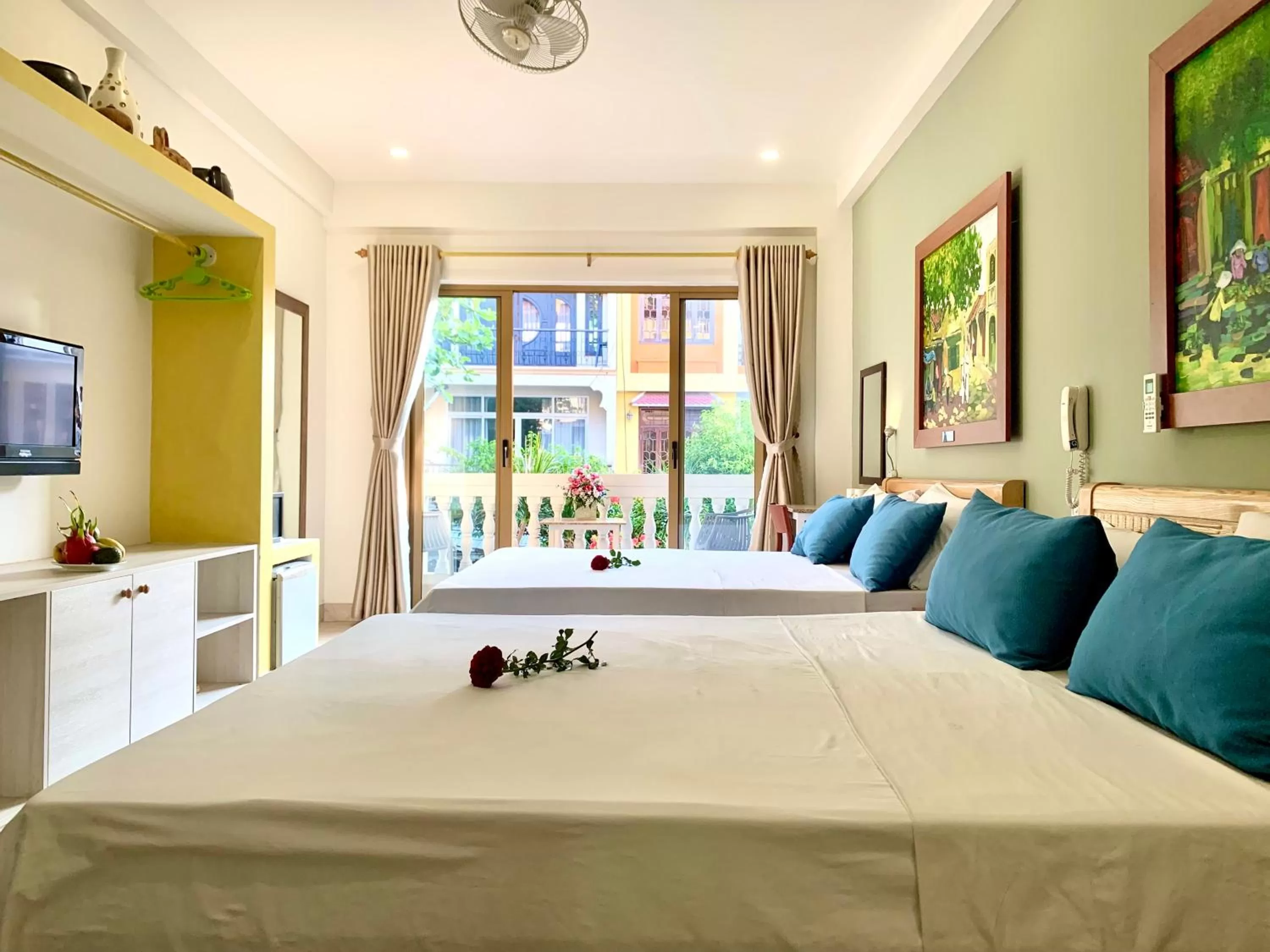 Bed in DE VIVRE HOI AN - Aman Boutique Hotel