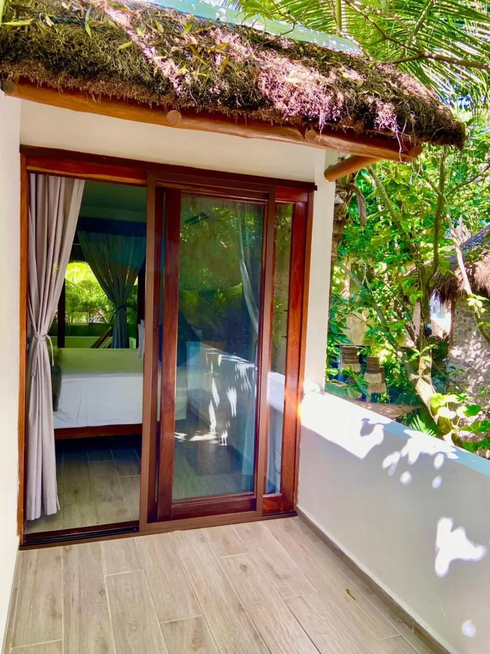 Balcony/Terrace in Playa Canek Beachfront Eco Hotel