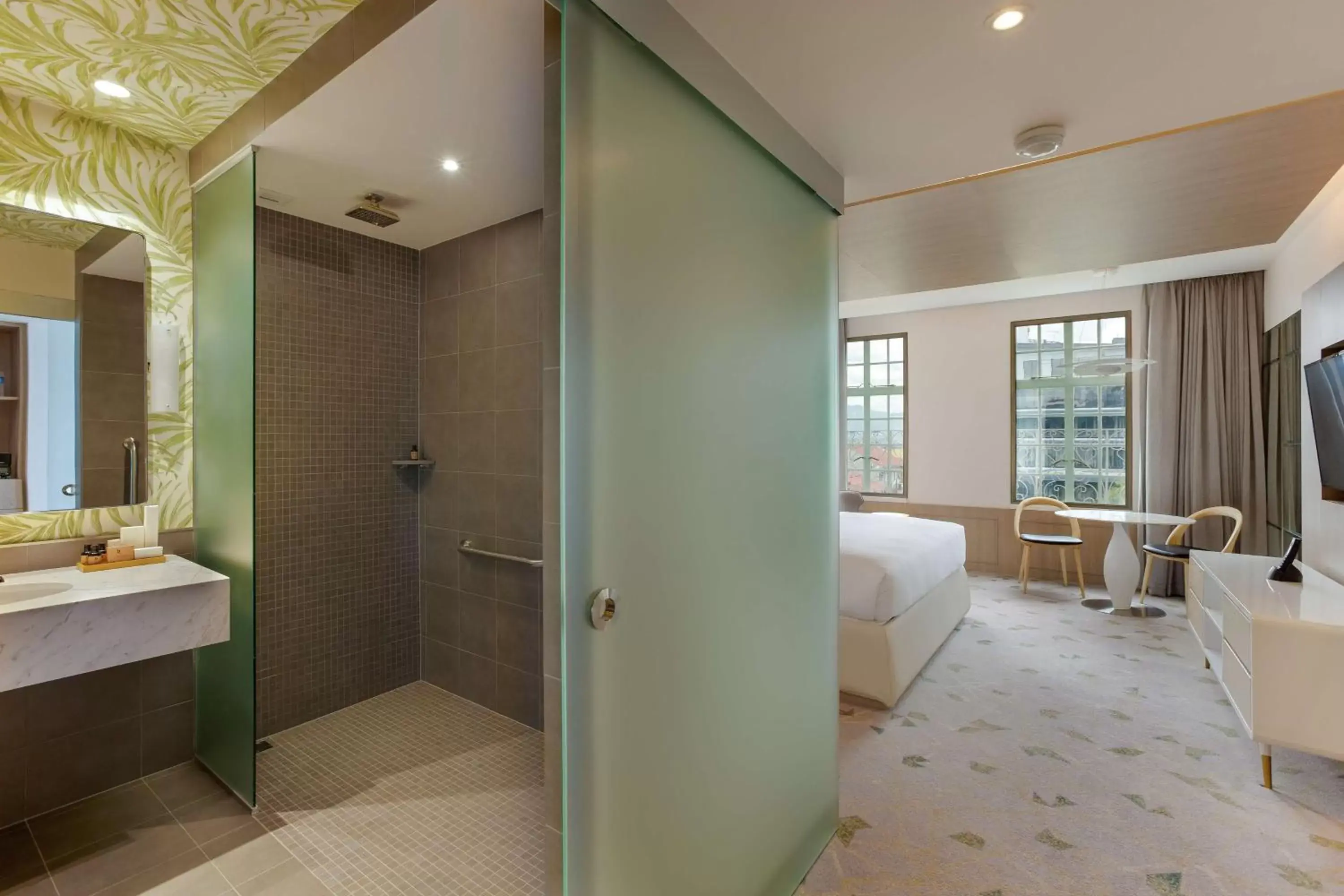 King Room - Mobility/Hearing Accessible with Roll In Shower in Gran Hotel Costa Rica, Curio Collection By Hilton King Room - Mobility/Hearing Accessible with Roll In Shower in Gran Hotel Costa Rica, Curio Collection By Hilton