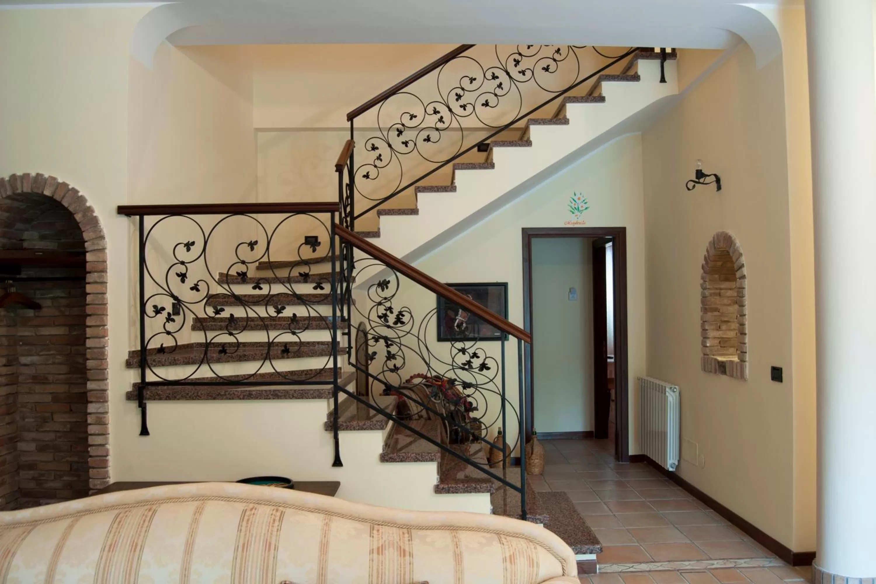 Lobby or reception, Bed in Agriresort Villa Bentivoglio