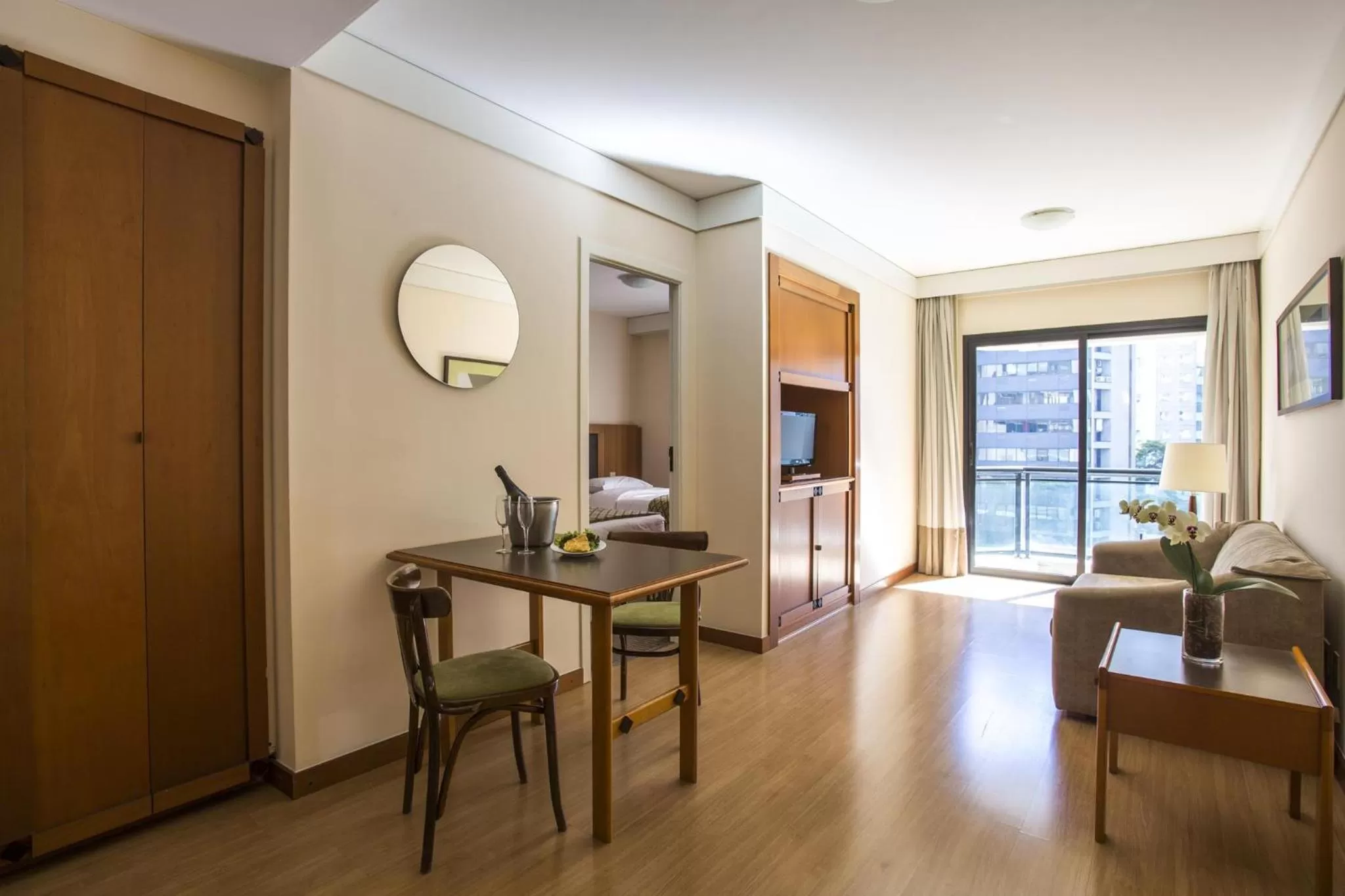 Living room in Estanplaza Nações Unidas